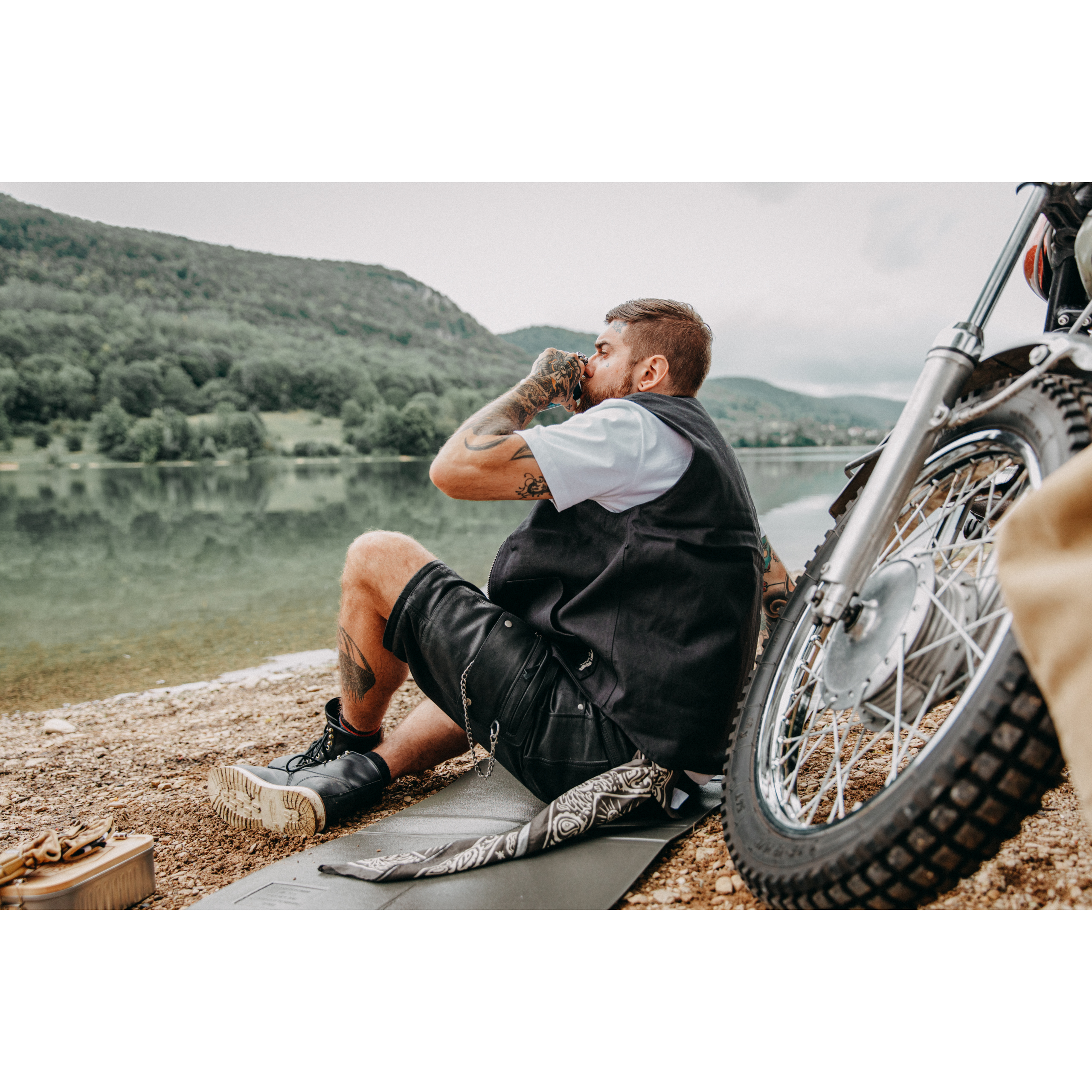 Spirit Motors-Crazy Conner Lederhose schwarz-1109741012001