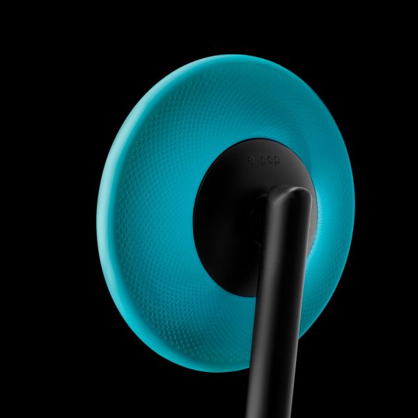 Rizoma-Lenkerendenspiegel M6 E-Pop BS120C Ø94,5mm cyan/schwarz-0000085334035000