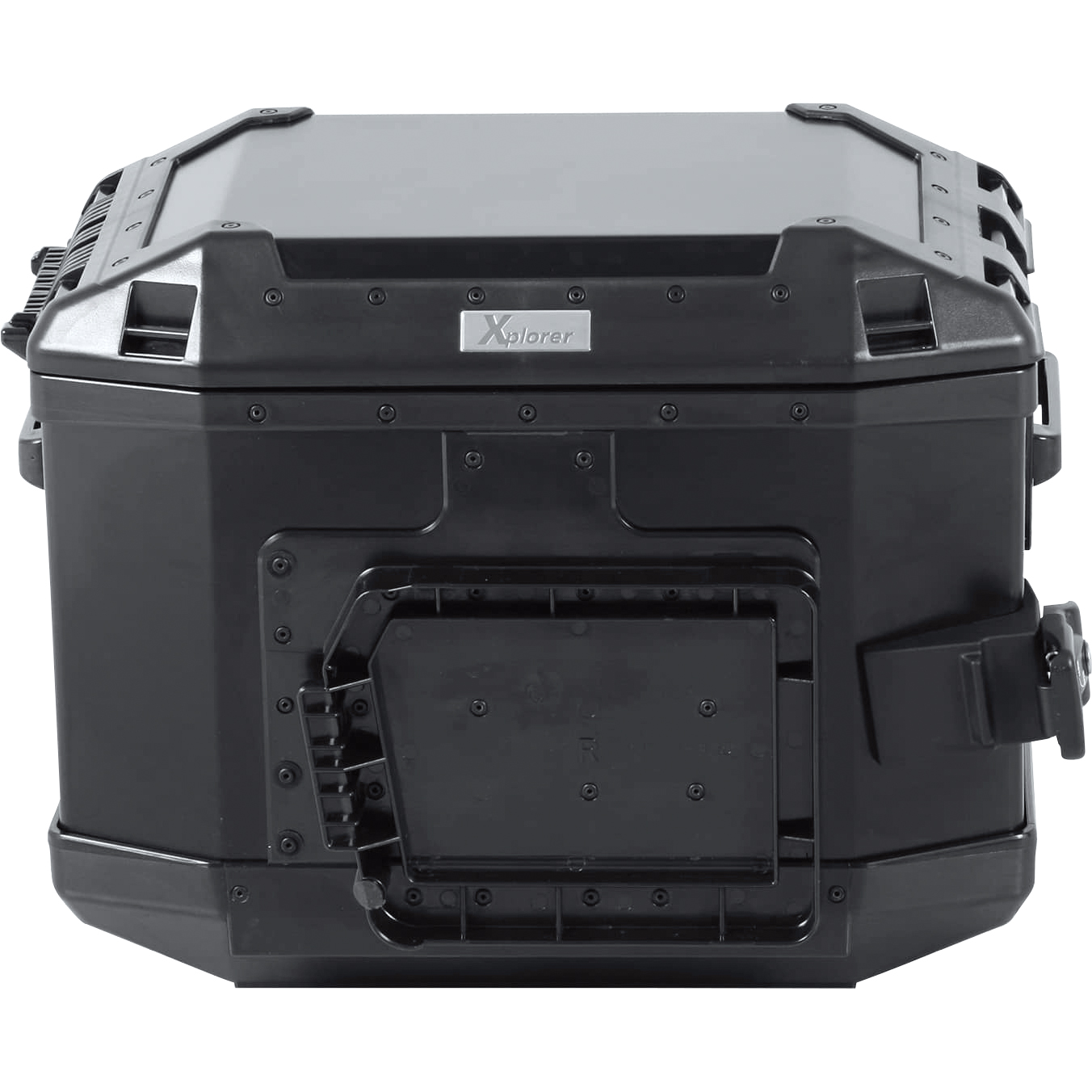 Hepco & Becker-Seitenkoffer Xplorer Aluminium 40 schwarz rechts  42 Liter-5559641201000323
