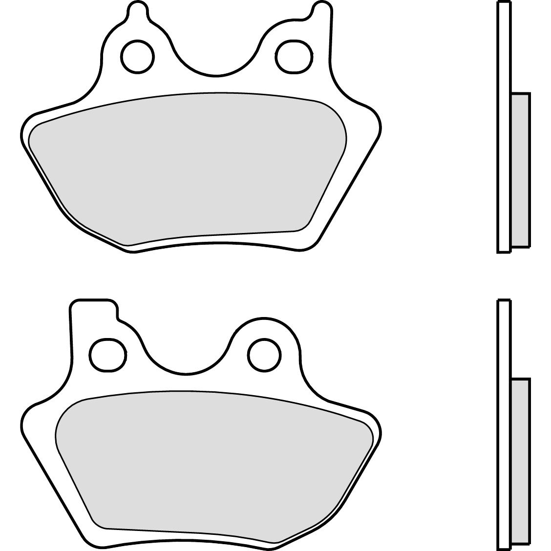 Brembo Bremsbeläge Sintermetall 07HD12.SA vorne - Motorradteile & Ersatzteile - Bremsen