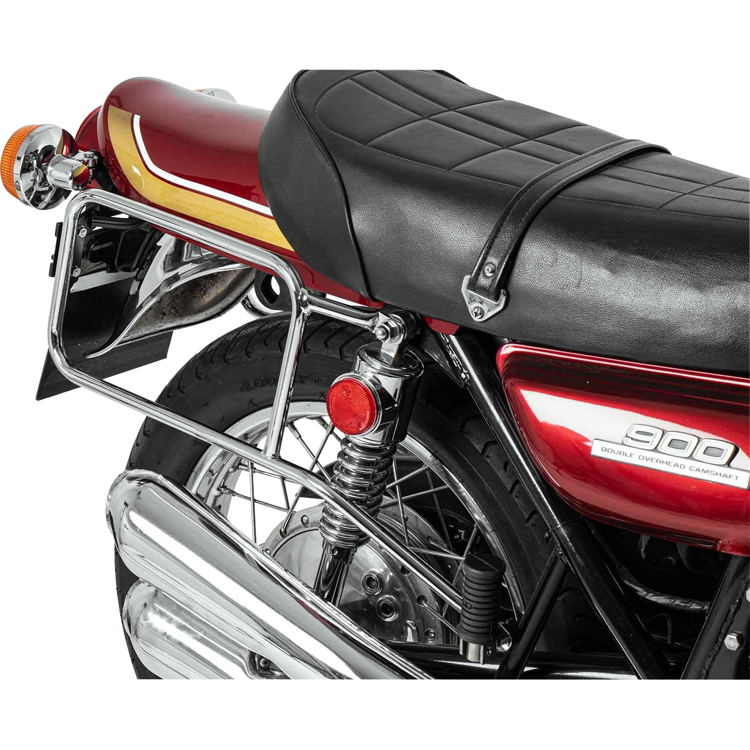 Hepco & Becker Seitenkofferträger chrom für Kawasaki Z 900/1000 A 1973-1978 - Motorradzubehör - Motorradgepäck