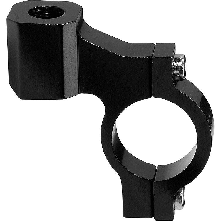 Hashiru Spiegelhalter Alu M10x1,25R für 22mm Lenker schwarz - Motorradteile & Ersatzteile - Motorradspiegel