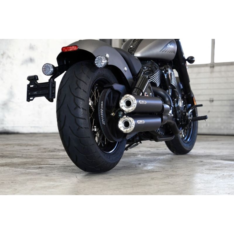 Miller Exhaust scarico standard coppia nero/lucidato per Sport Chief/RT 25-