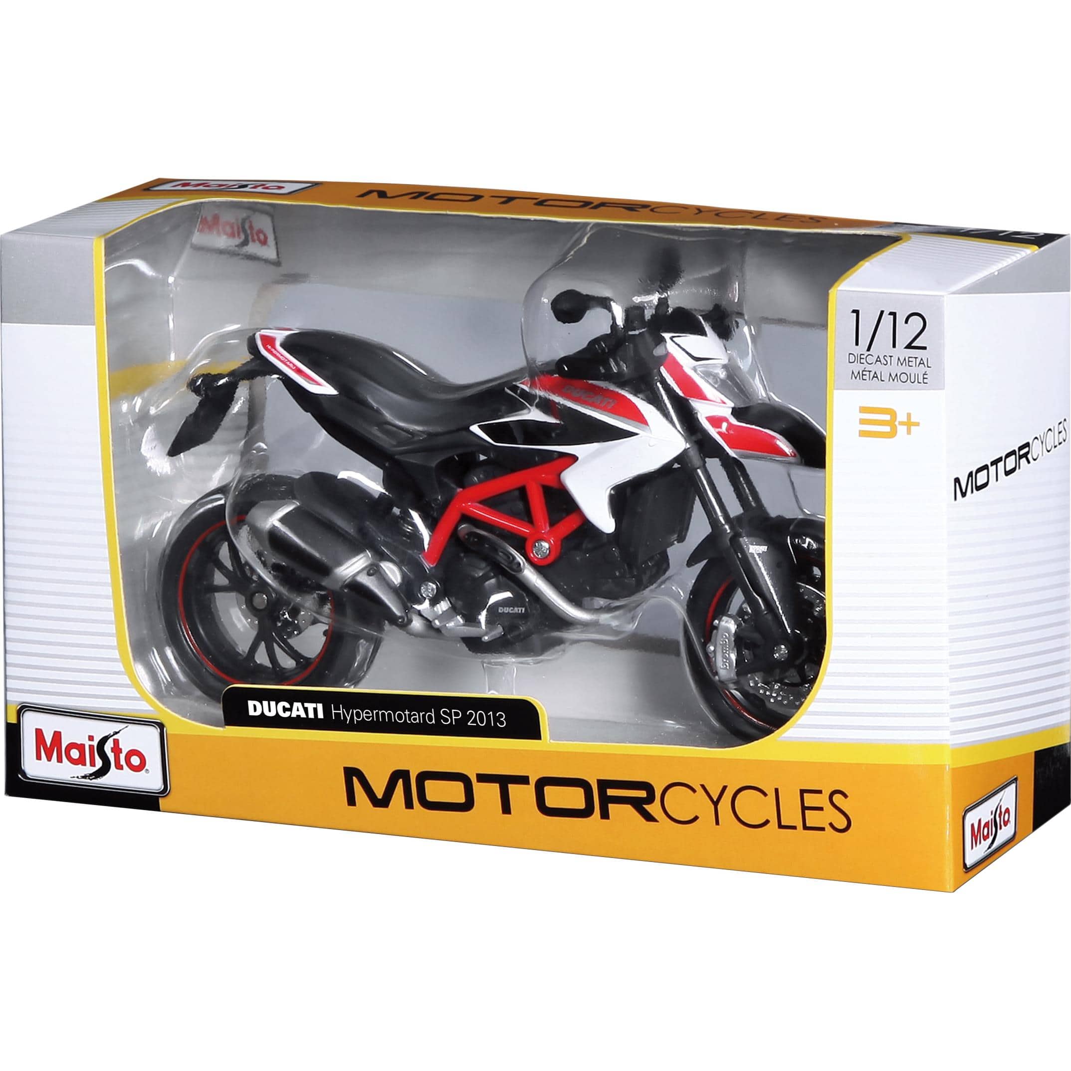 Maisto-1:12 Ducati Hypermotard SP '13-5732601224011000