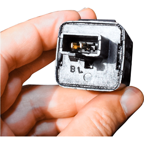 HIGHSIDER smart-Blinkrelais 12V 4x21W-3,4W 3-fach Stecker mit 2 Pins-5538441022000390