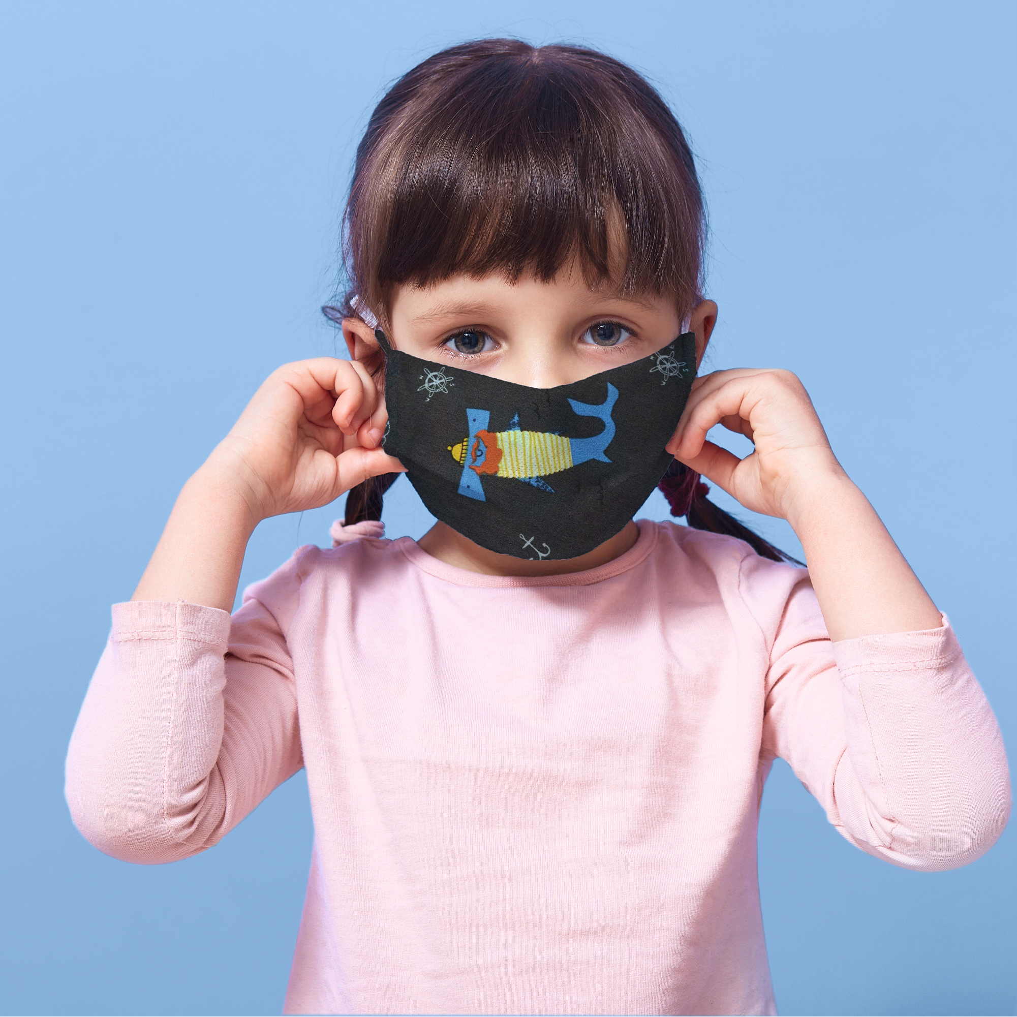 HAD MSB Kinder Maske dunkelblau - Motorradbekleidung - Wetterschutzkleidung