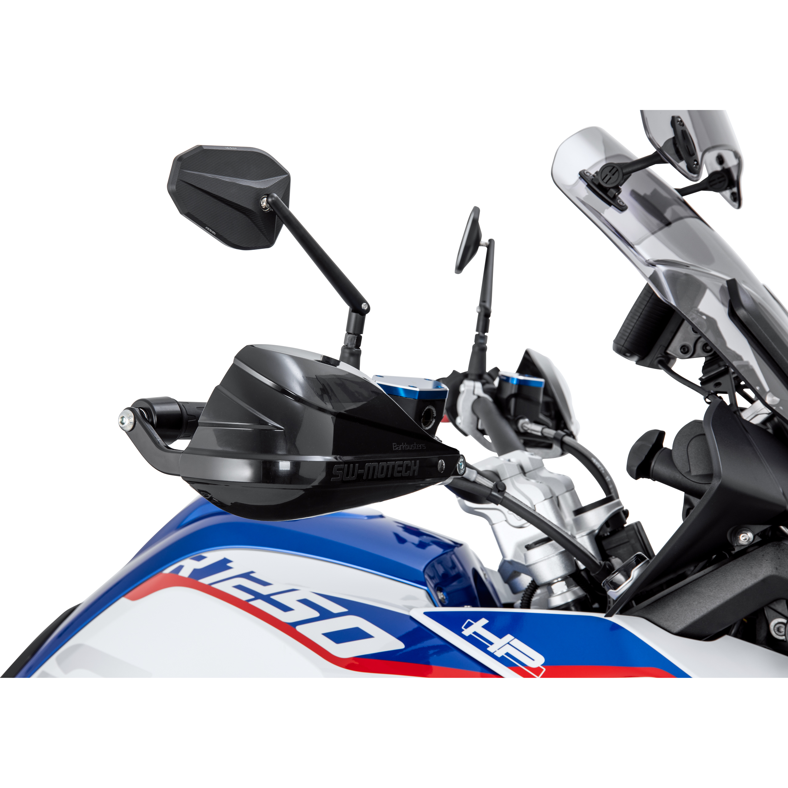 Highsider-Lenkerspiegel M10x1,25R+L Victory-X Alu schwarz-5732491113004810