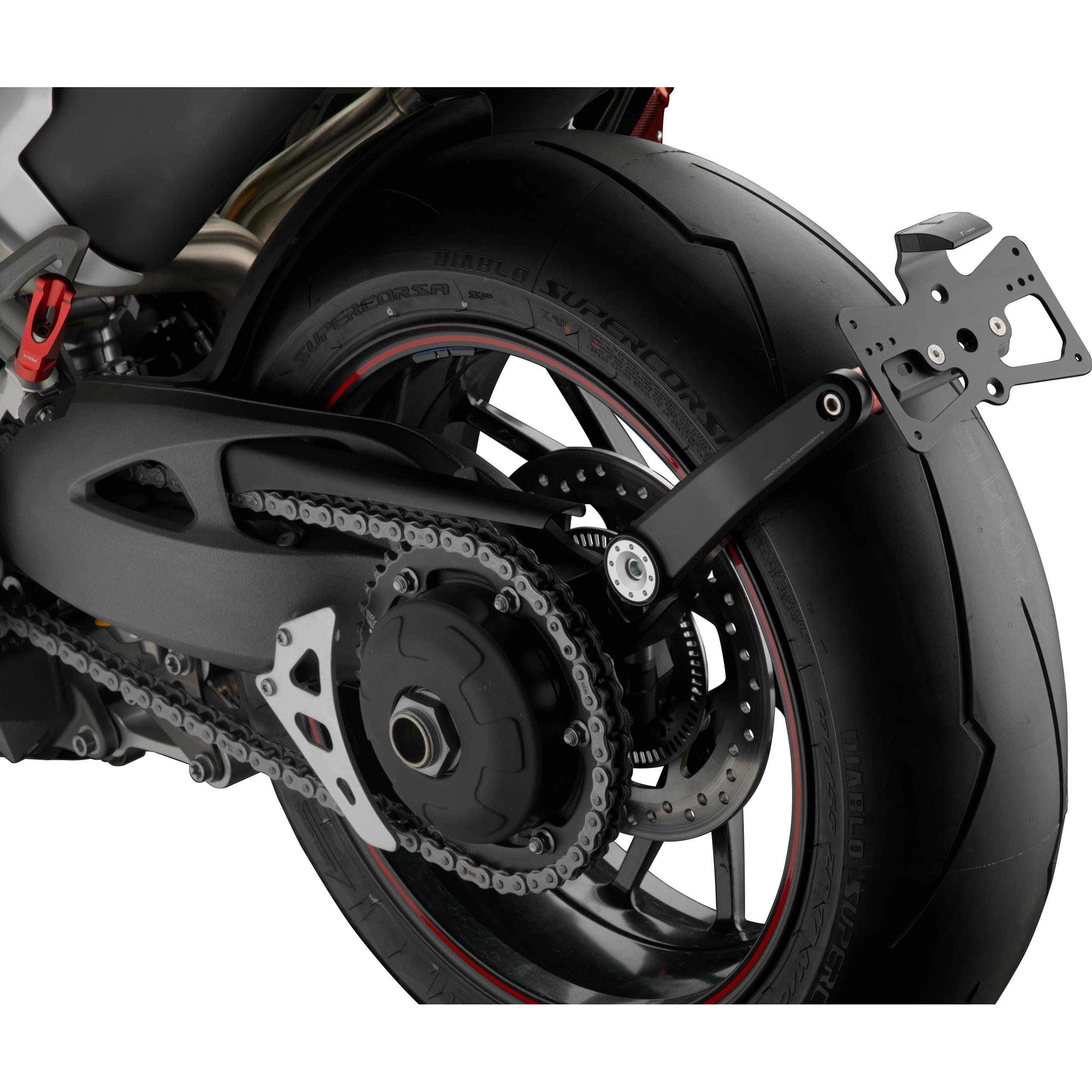 Rizoma-Kennzeichenhalter Side Arm PT667B für Speed Triple 2016--5669691102008320