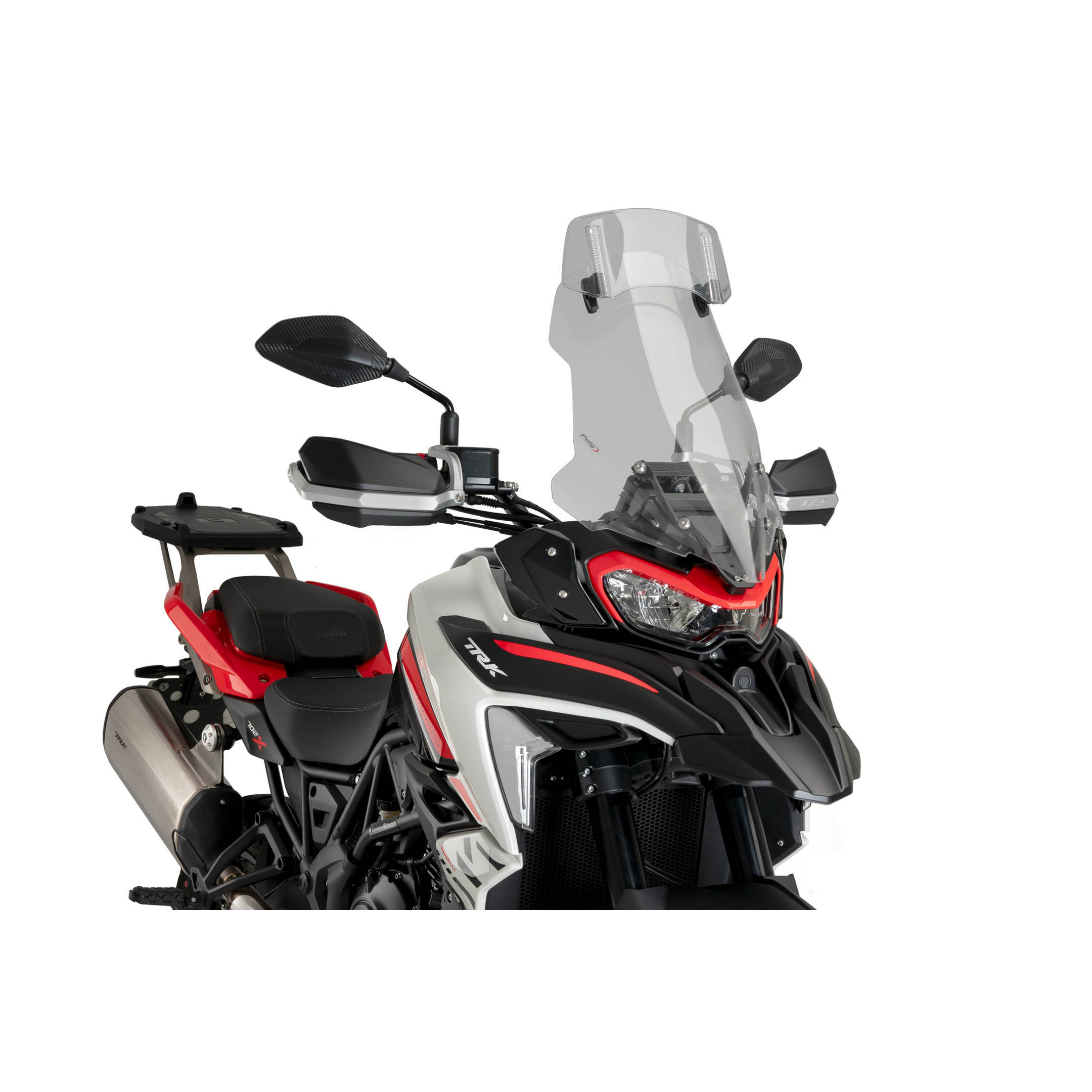 Puig Tourenscheibe mit Aufsatzspoiler getönt für Benelli TRK 702 - Motorradteile & Ersatzteile - Anbauteile