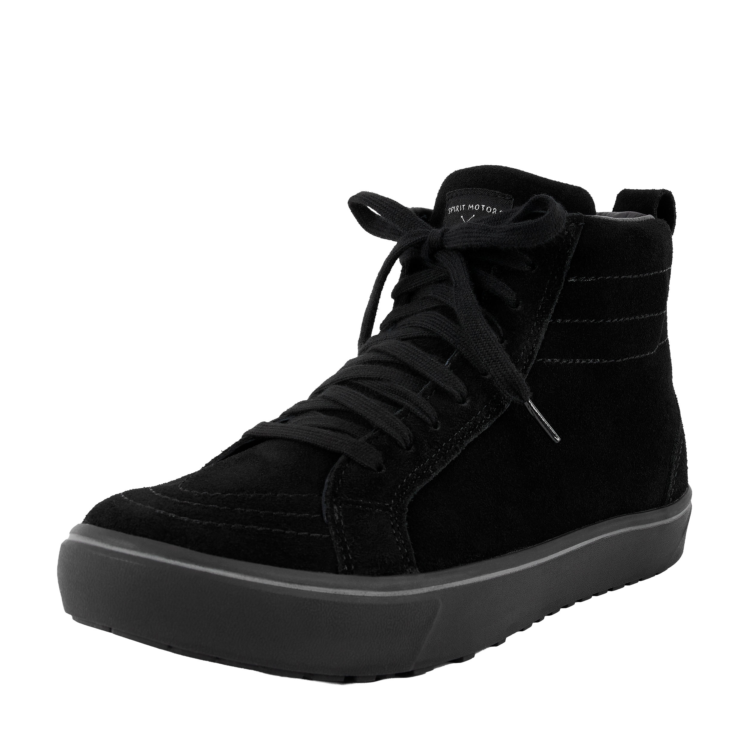 Spirit Motors-Blake Motorrad Ledersneaker schwarz-0001602999001
