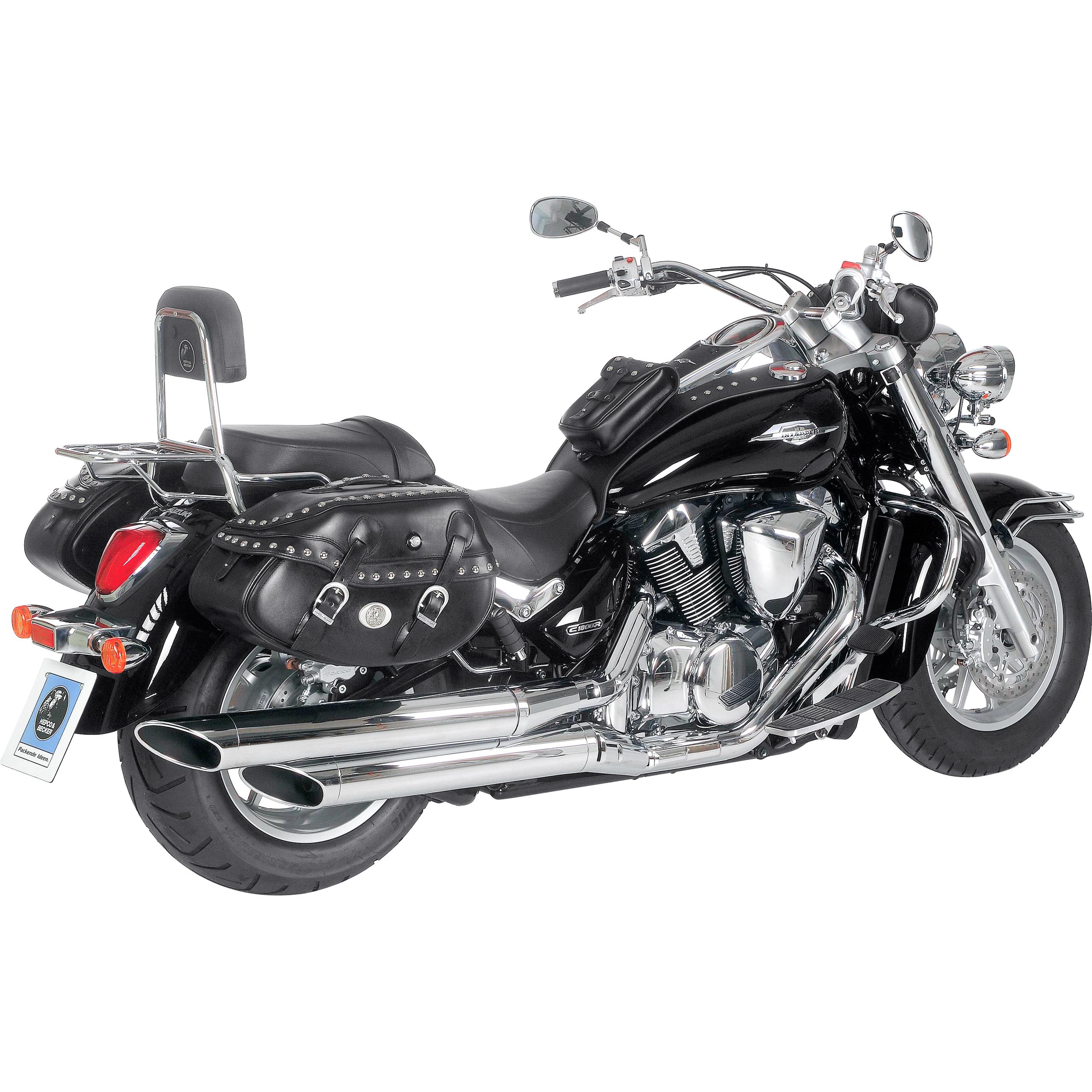Hepco & Becker Sissybar mit Gepäckträger chrom für Suzuki C 1800 R Intruder - Motorradteile & Ersatzteile - Anbauteile
