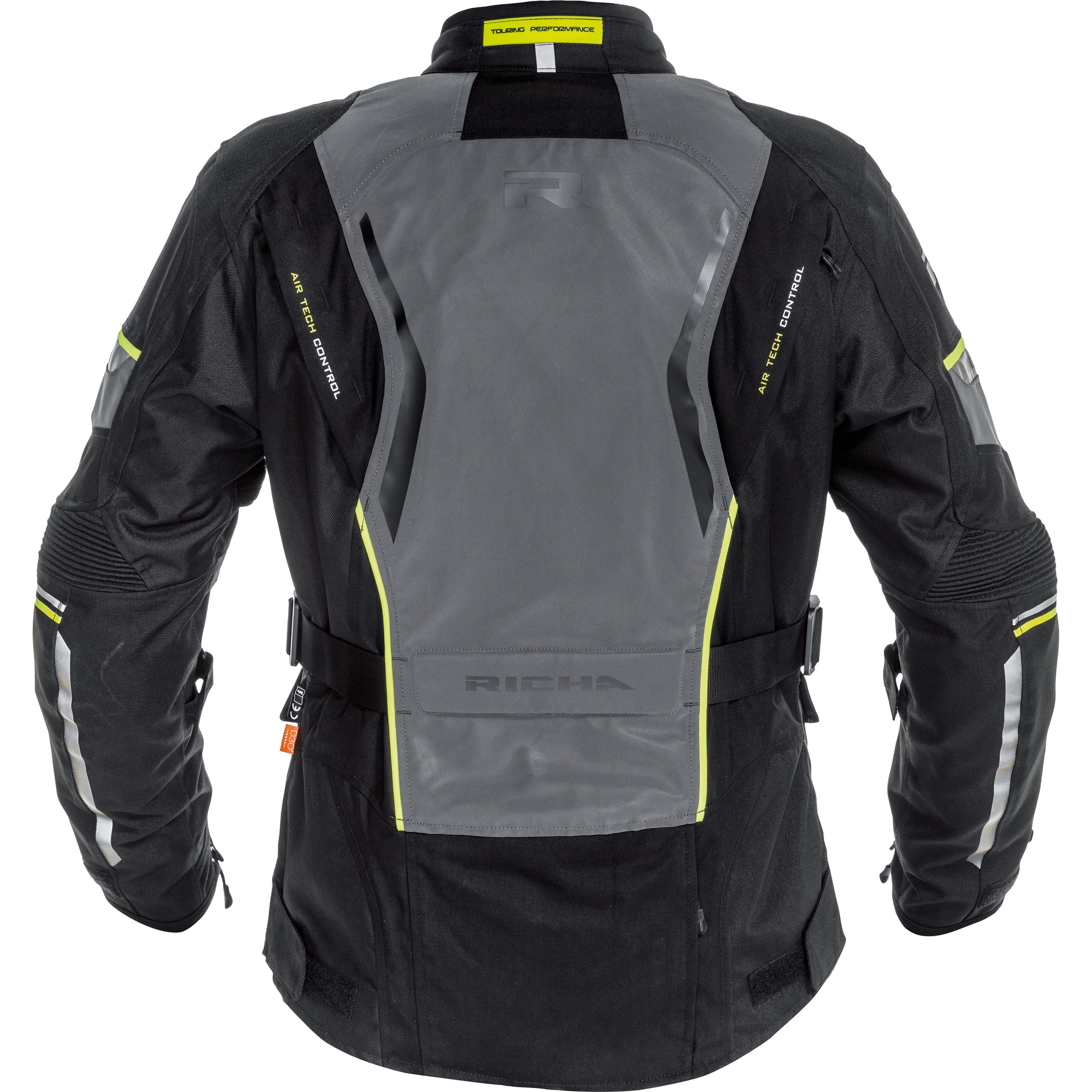 Richa-Infinity 2 Flare Damen Textiljacke grau/fluogelb M-2018341999009109