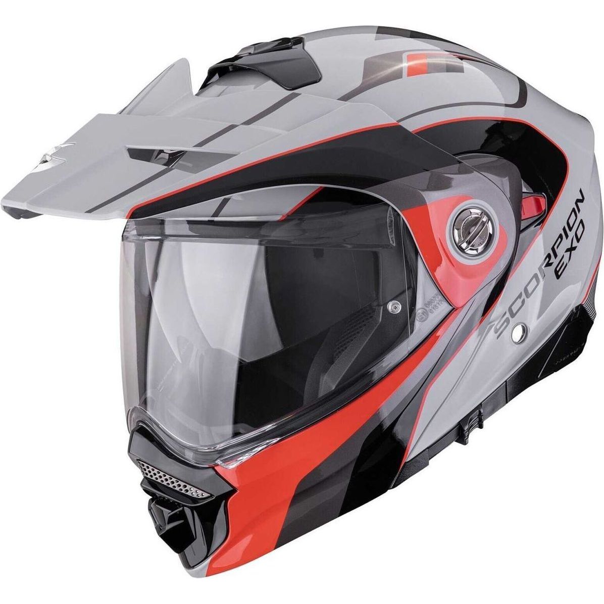 Scorpion EXO ADX-2 Kamps grau/rot S - Helme & Brillen - Motorradhelme
