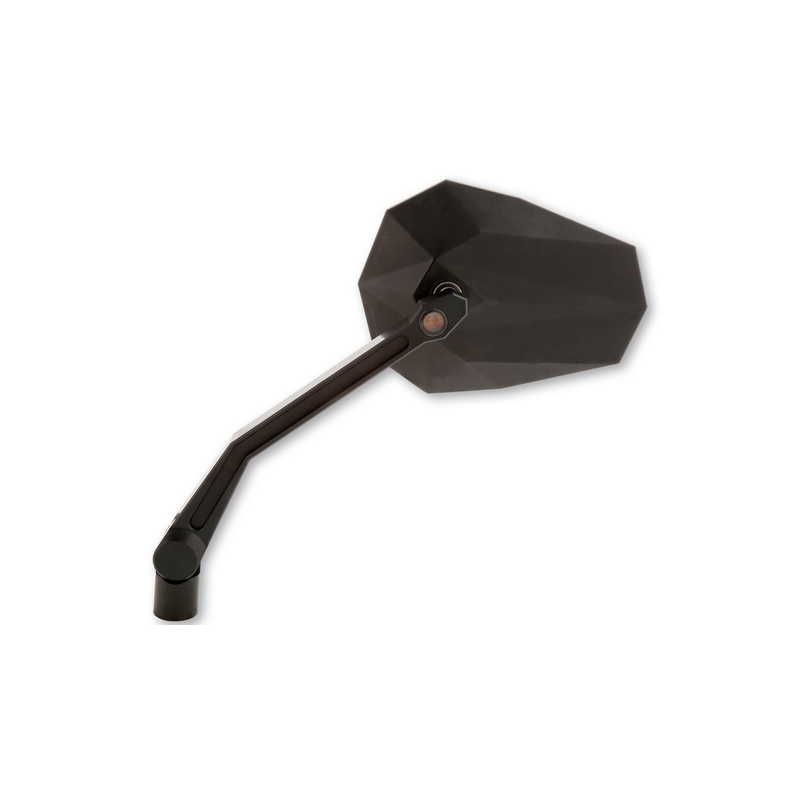 HIGHSIDER pro-Lenkerspiegelpaar mit Blinker M10x1,25R/L Stealth-X2-0001768113000000
