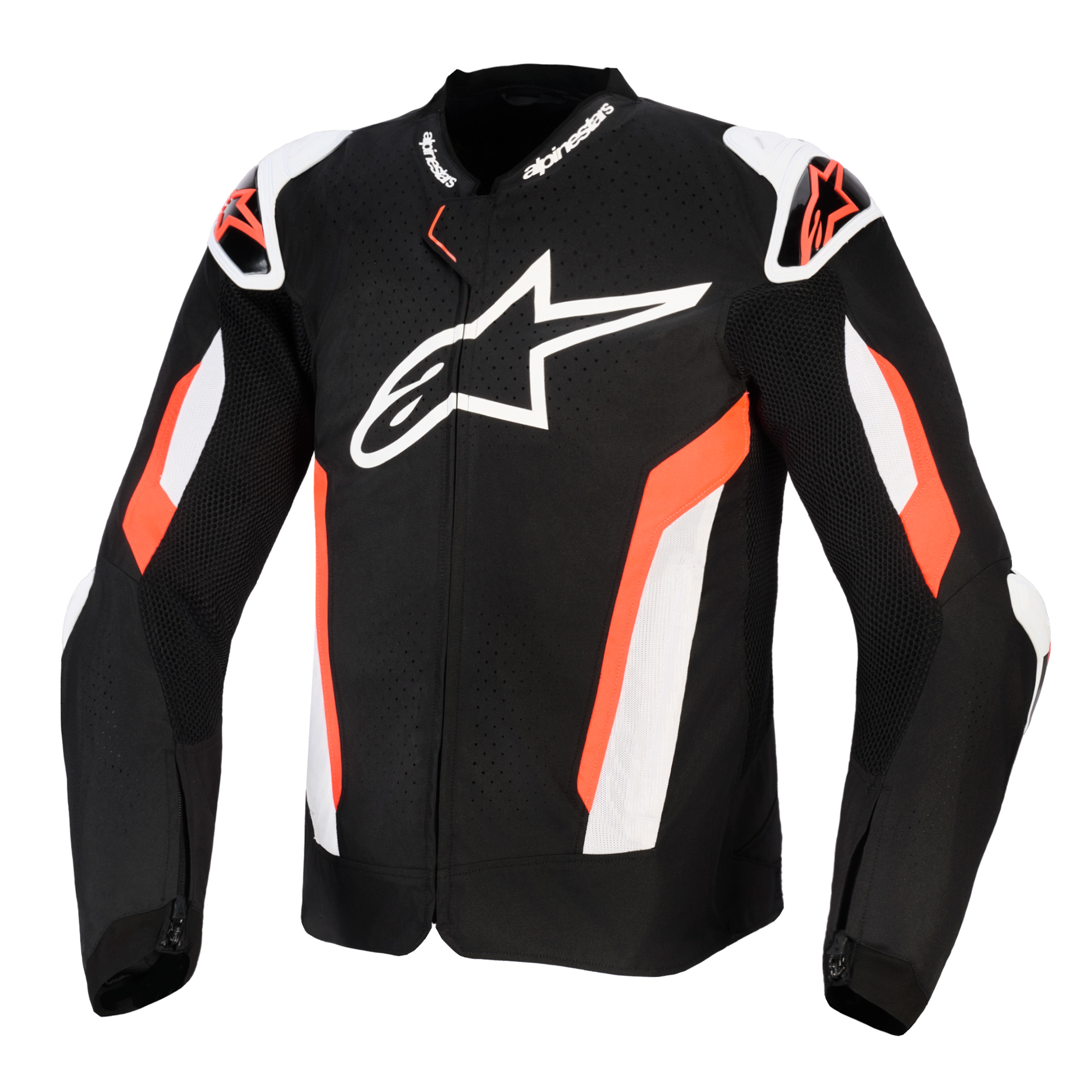 Alpinestars-T-GP Air Textiljacke schwarz/fluo rot XL-0001713999045011