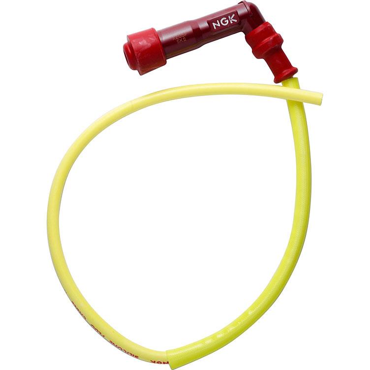 NGK spark plug cap with silicone cable XY21, 102° angle