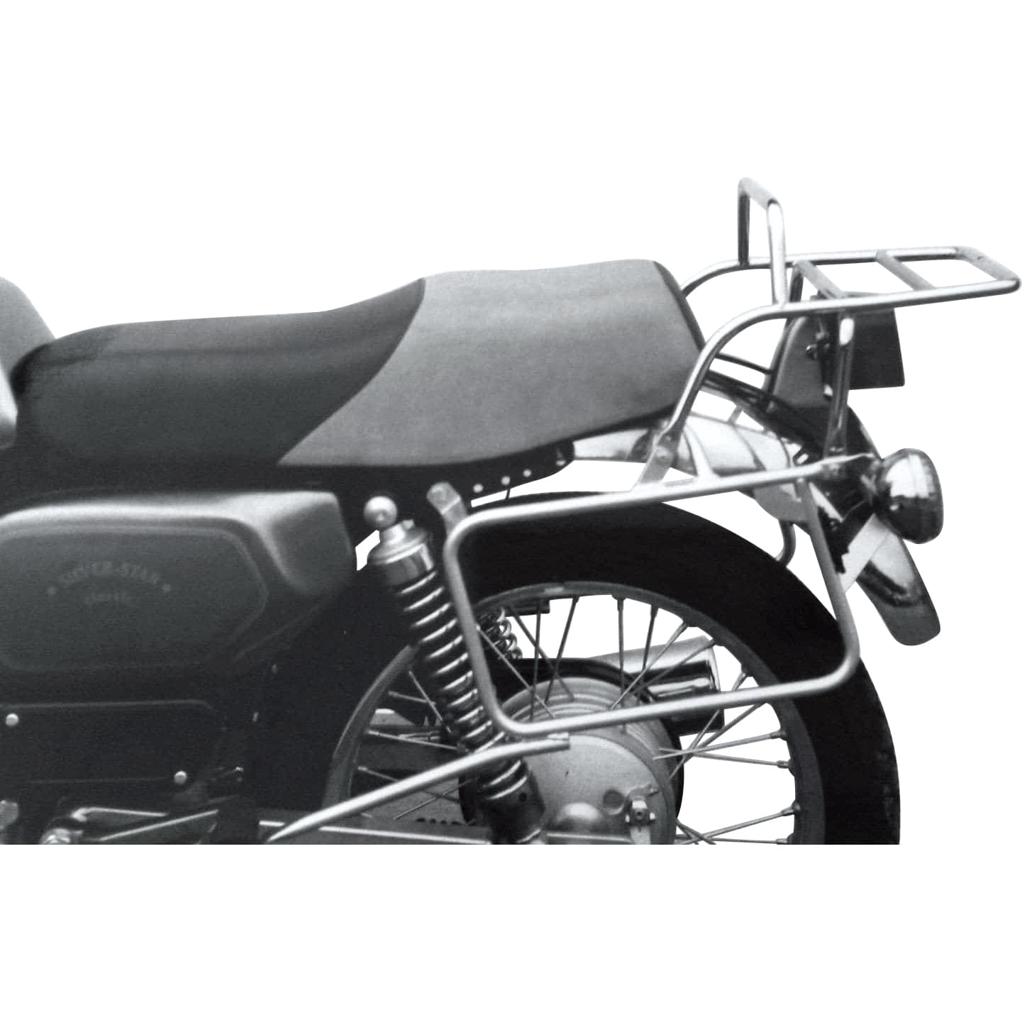 Hepco & Becker Komplett-Kofferträger chrom für MZ Silver Star Classic 500 - Motorradzubehör - Motorradgepäck