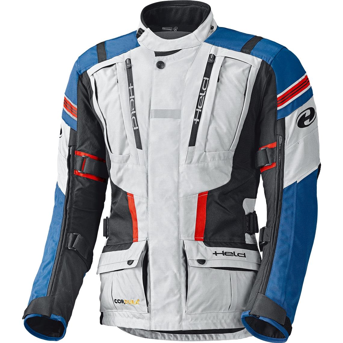 Held Hakuna II Adventurejacke grau/blau S - Motorradbekleidung - Motorradbekleidung Herren