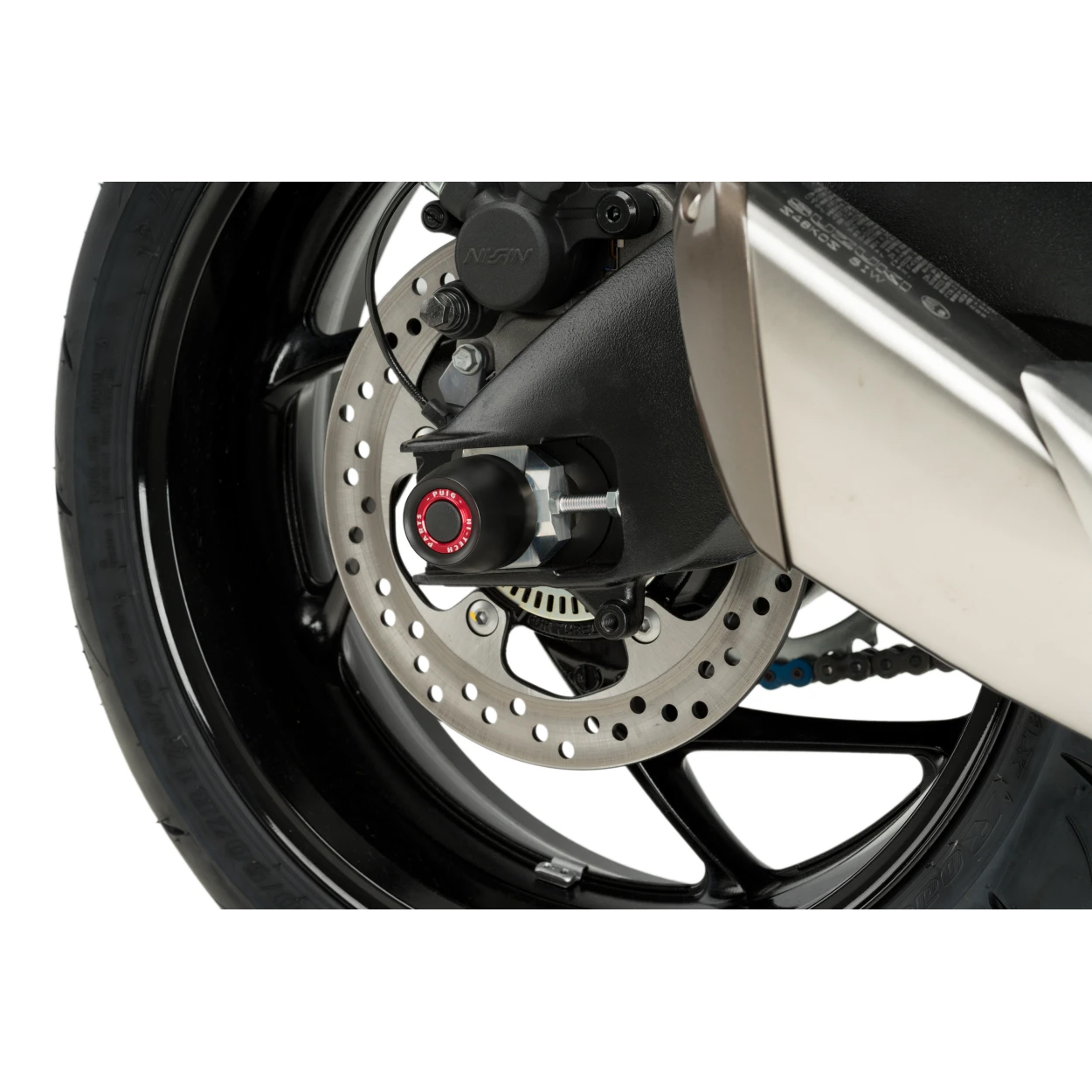 Puig crash pads rear axle 20149N for Suzuki GSX-S 1000/950