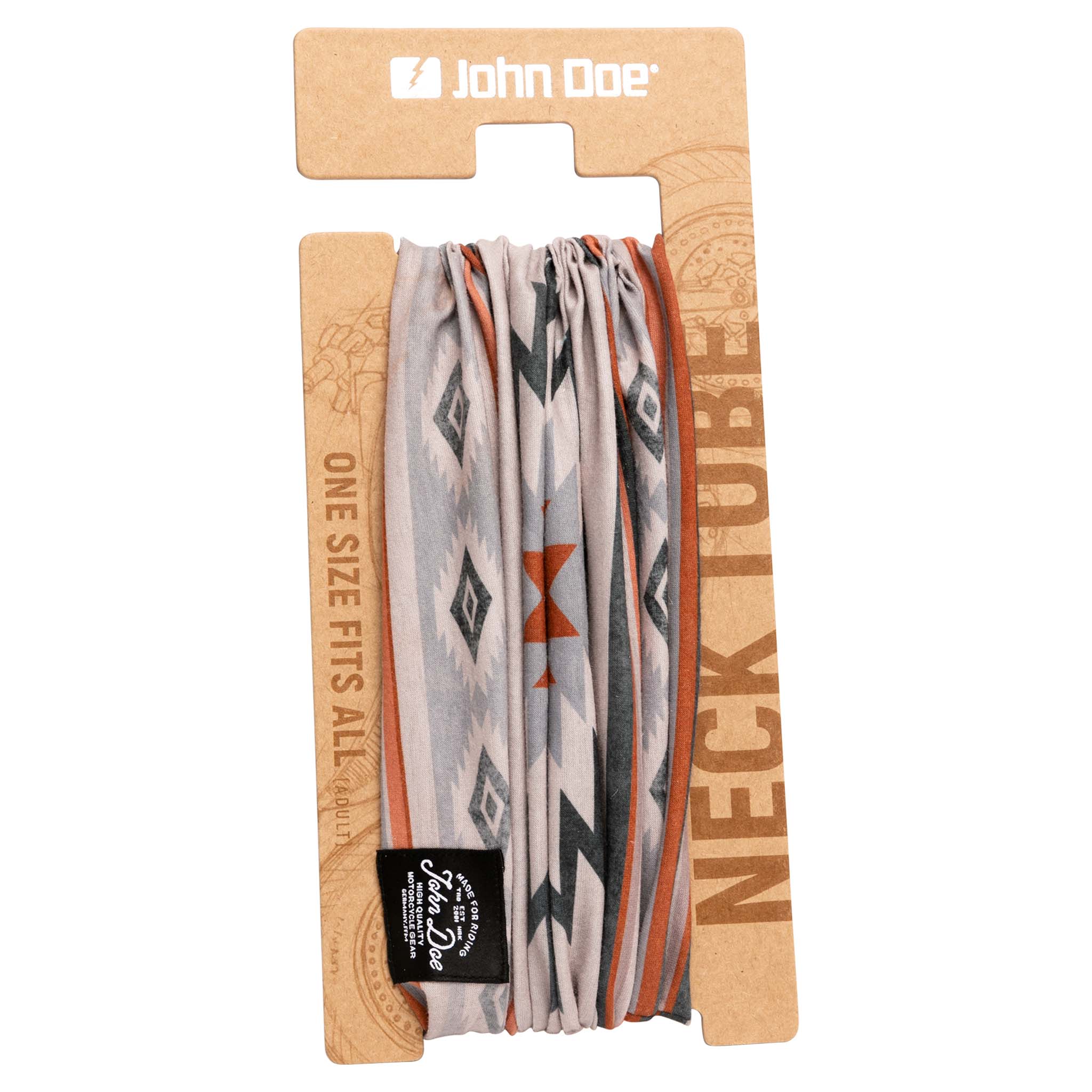 John Doe-Tube Chicano Halstuch grau/orange-0000487999055