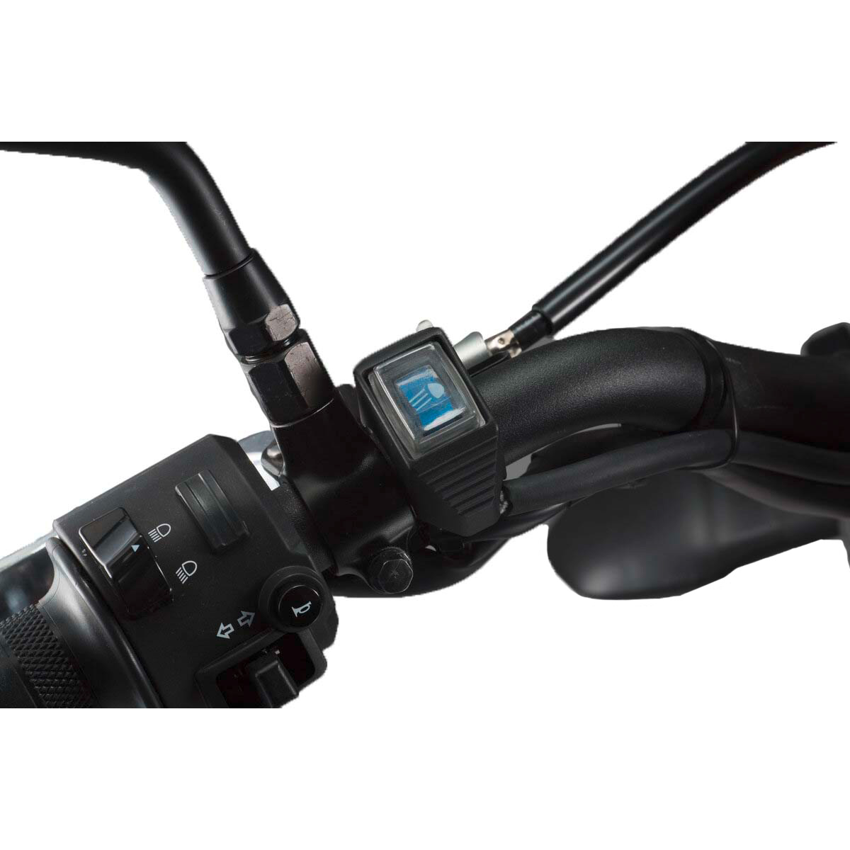 SW-MOTECH-Fernlicht-Schalter EVO blau leuchtend für Rohrlenker-0001000282000000