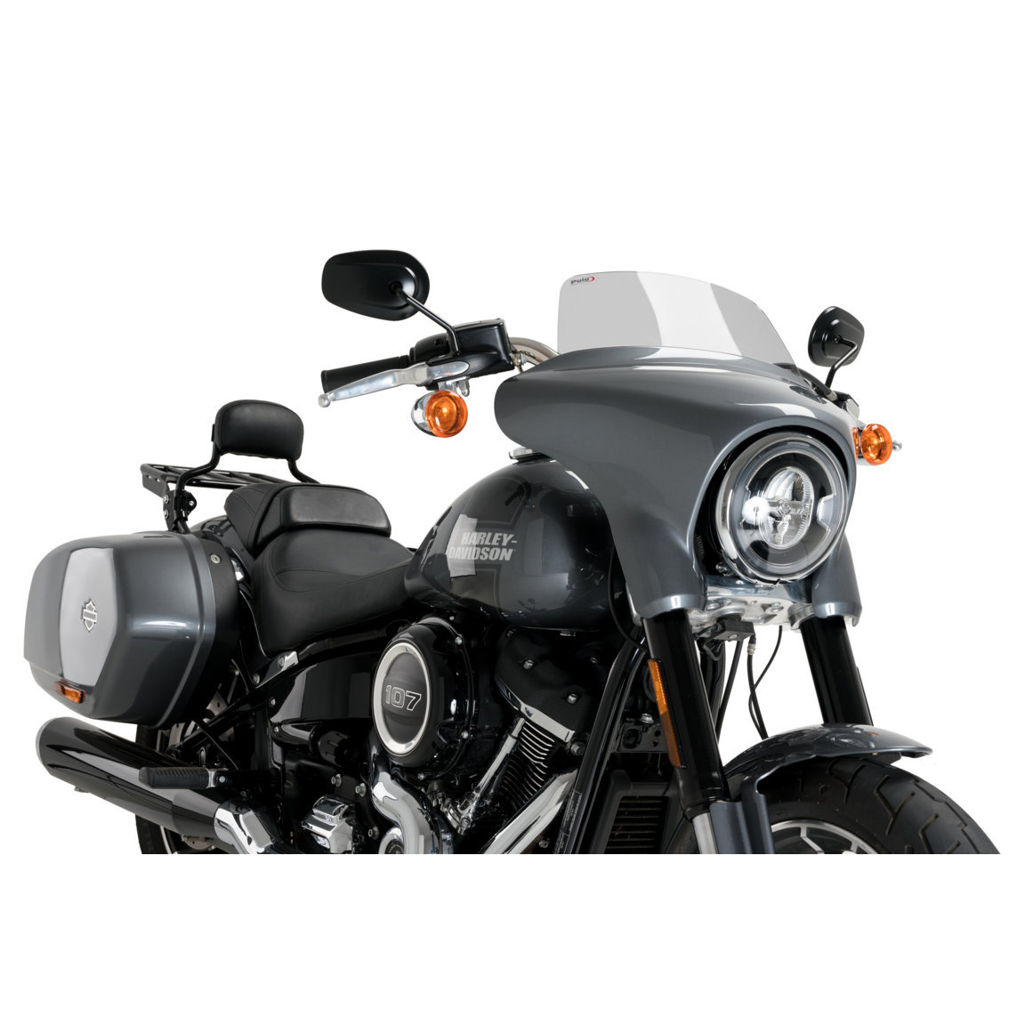 Puig Sportscheibe High-Road getönt für Harley-Davidson Sport Glid - Motorradteile & Ersatzteile - Verkleidungen & Abdeckungen