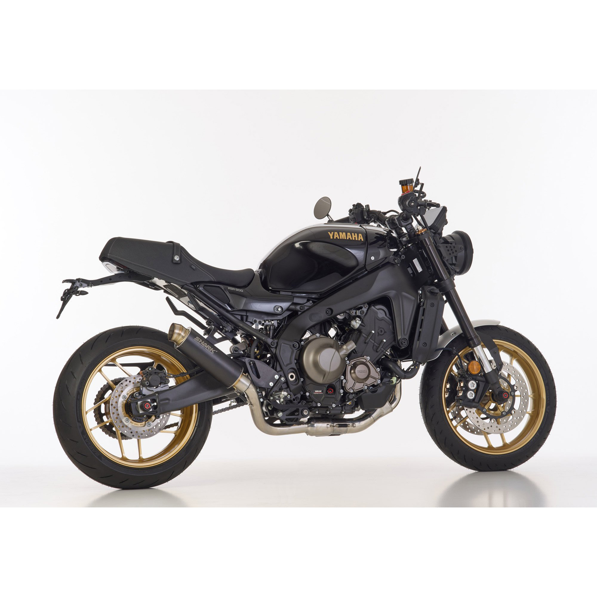 Shark exhaust Auspuff SRC4 3-1 schwarz für Yamaha XSR 900 /GP 2024- E5+ - Motorradteile & Ersatzteile - Auspuff