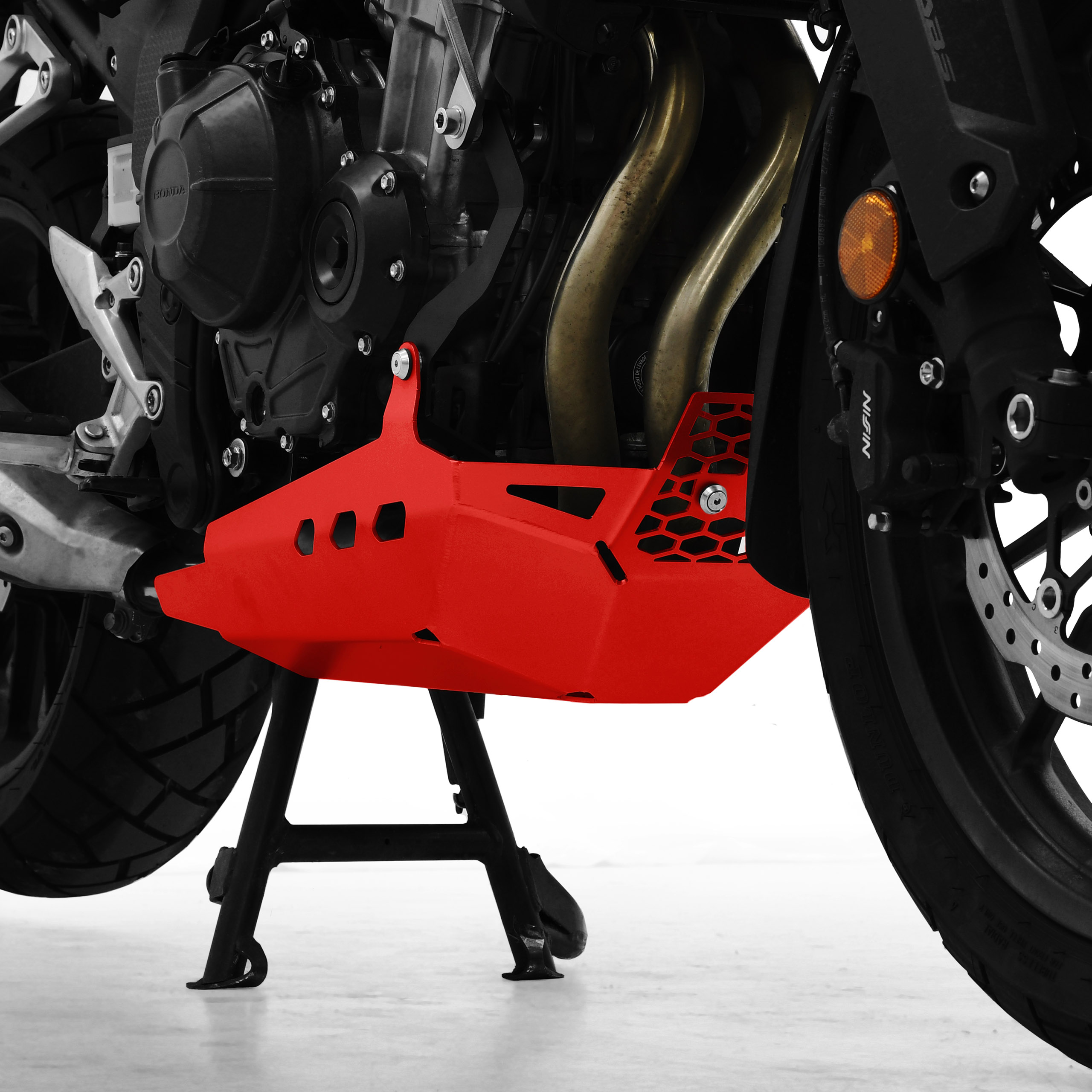 Zieger Motorschutz Alu rot für Honda CB 500 X 2019-2023 - Motorradteile & Ersatzteile - Verkleidungen & Abdeckungen