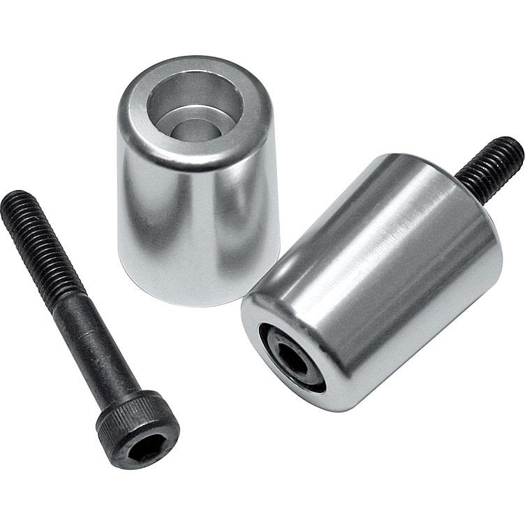 HIGHSIDER smart-Lenkergewichte Alu für Originallenker Kawasaki M8 silber-5586771000001550