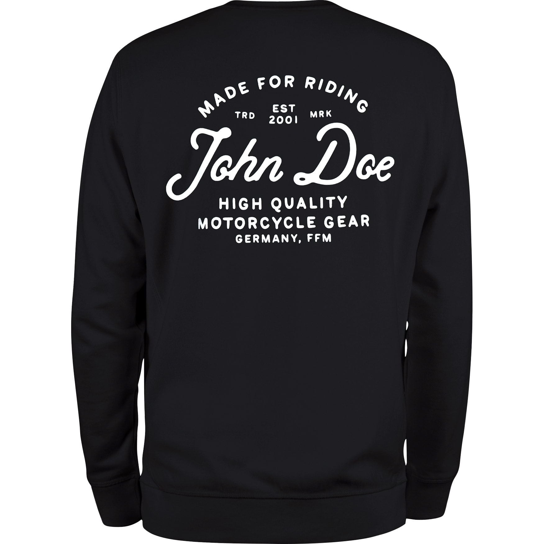 John Doe-Sweater Lettering schwarz-8021391999001