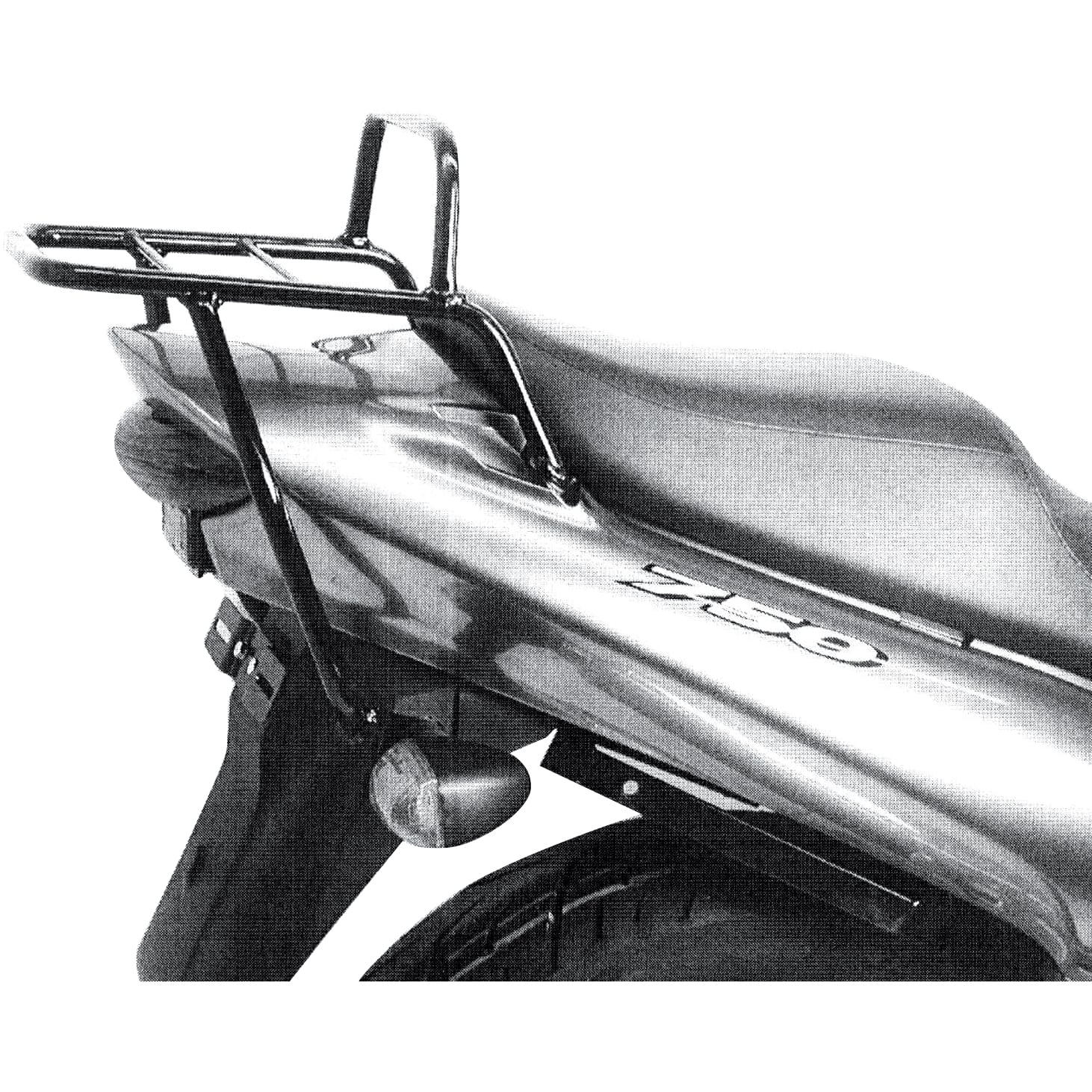 Hepco & Becker Rohrgepäckbrücke TC schwarz für Suzuki GSX 750 F 2003-2006 - Motorradzubehör - Motorradgepäck
