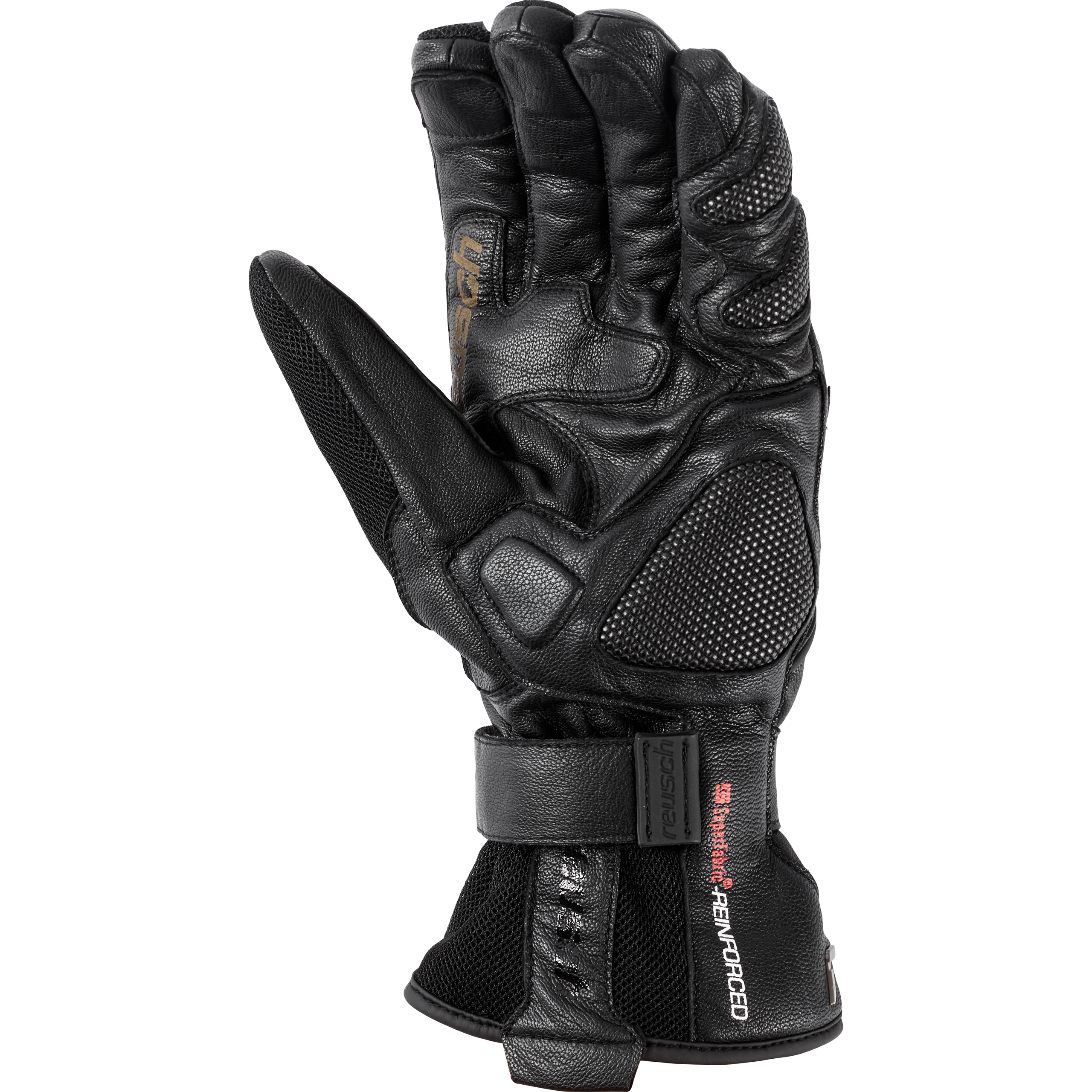 Reusch-Airflow XT EVO Leder/Textilhandschuh lang schwarz 10,5-3115071006001939