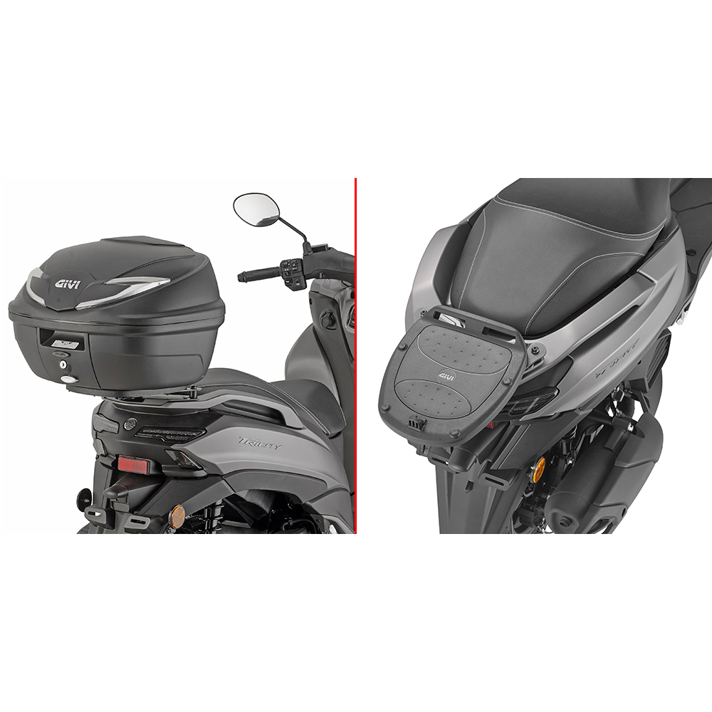 Givi Topcaseträger für Universalplatte SR2176 für Tricity 125 25- - Motorradzubehör - Motorradgepäck