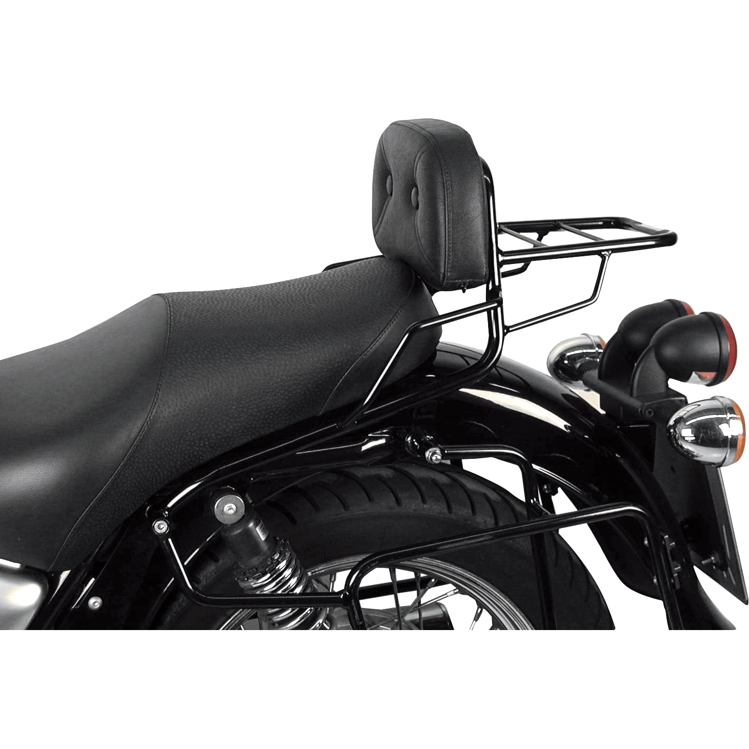 Hepco & Becker Sissybar mit Gepäckträger schwarz für California Stone Touri - Motorradteile & Ersatzteile - Anbauteile