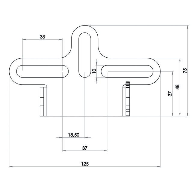 Hashiru-Kennzeichenhalter universal-5736521102999050