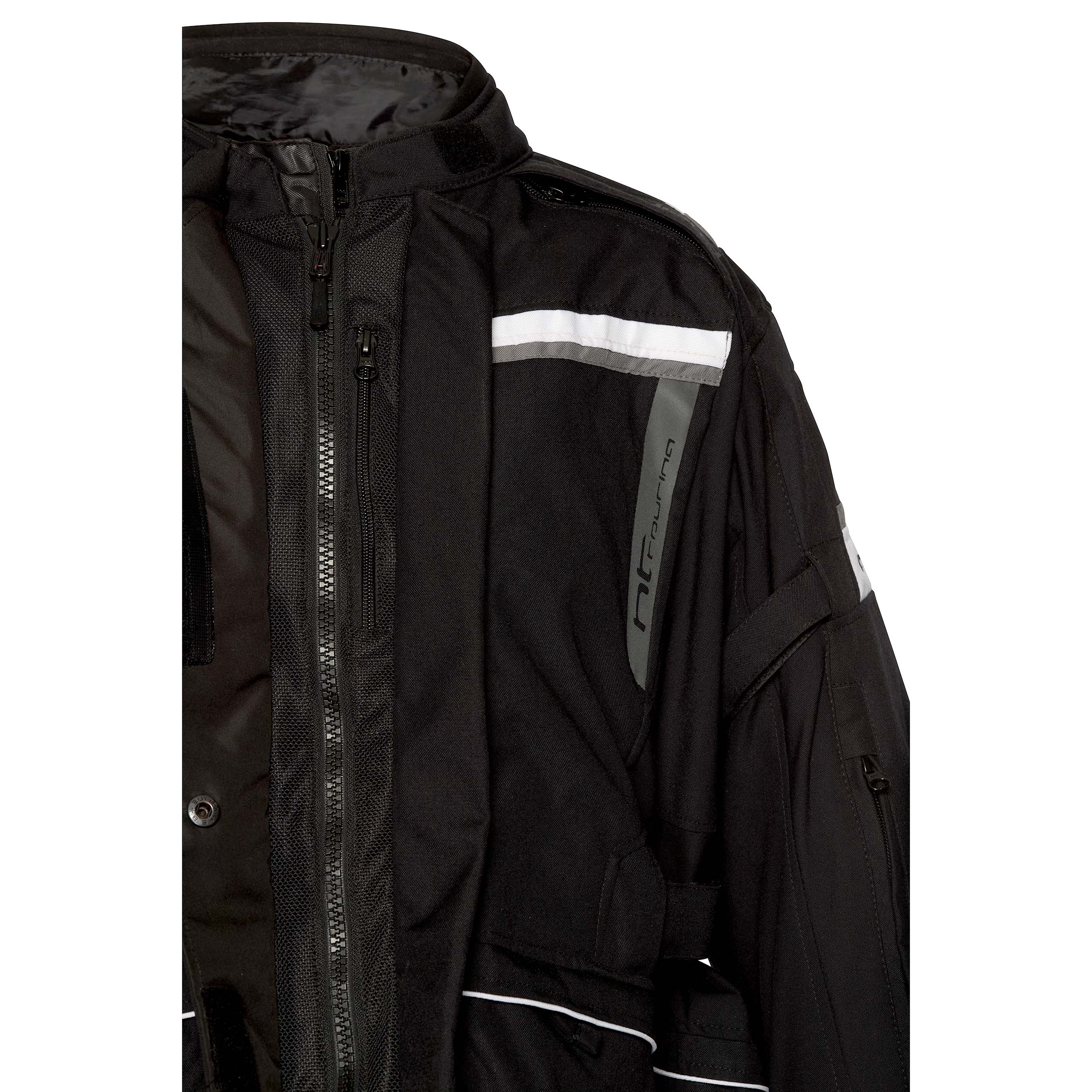 Held-Tourino Top Damen Textiljacke schwarz/weiß M (lang)-2016991999004129