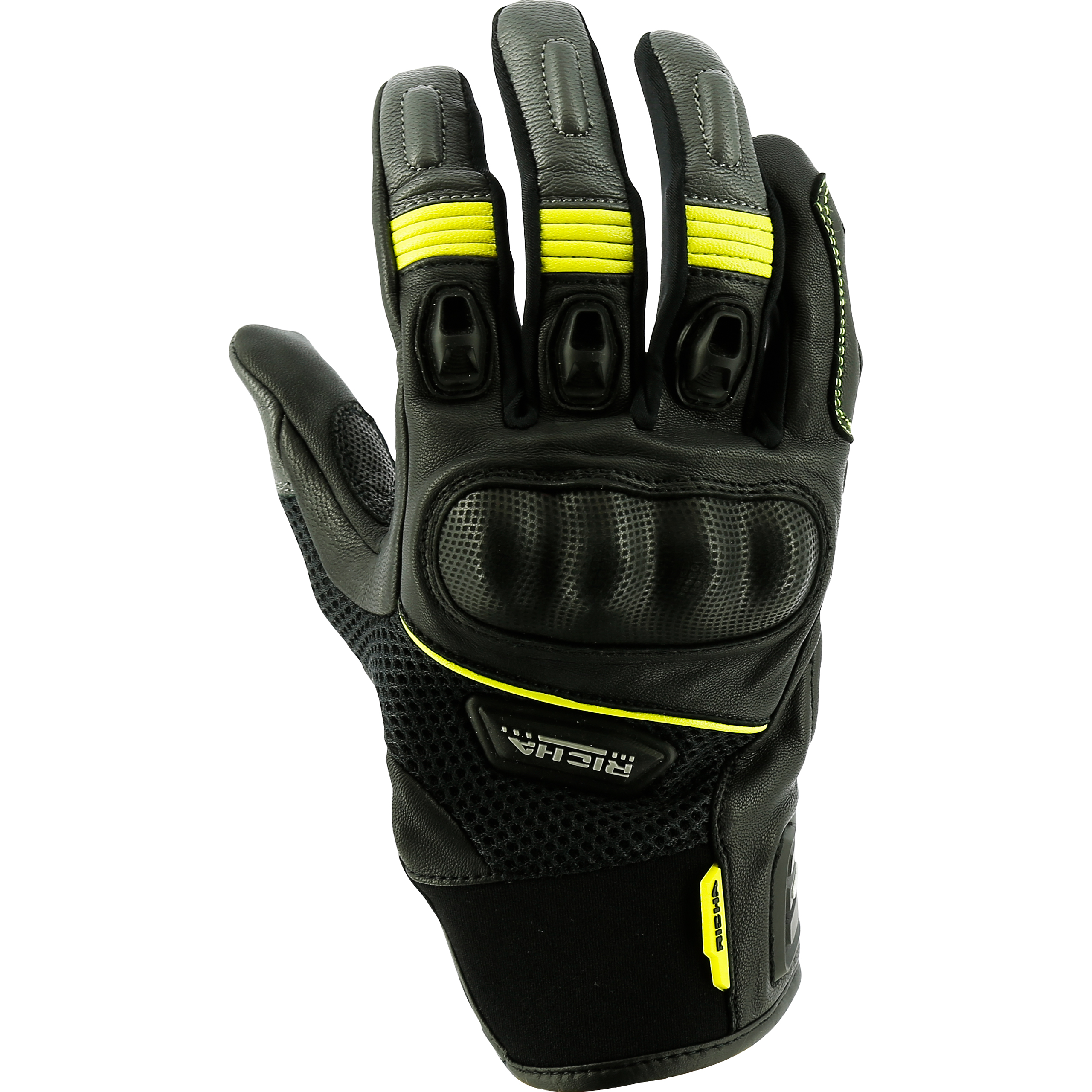 Richa-Blast Handschuh grau/fluo gelb-3108131007007