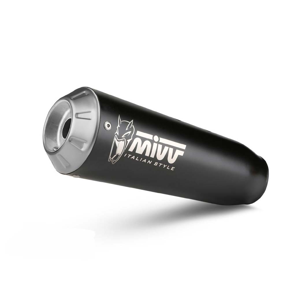 MIVV-Auspuff X-M1 schwarz für Benelli Leoncino 800 Trail-0000223003028004
