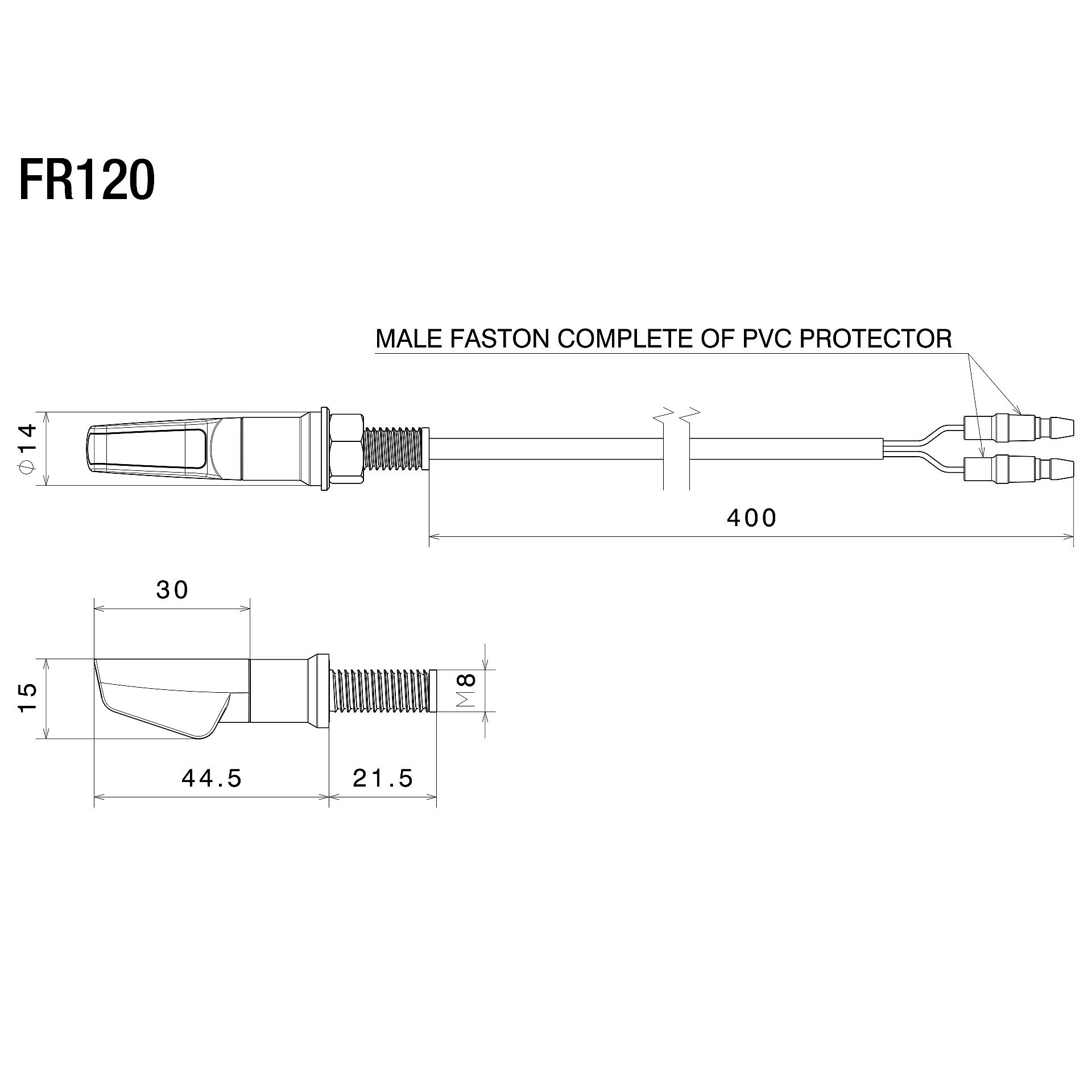 Rizoma-LED Blinker Leggera Alu M8-5723431020000000
