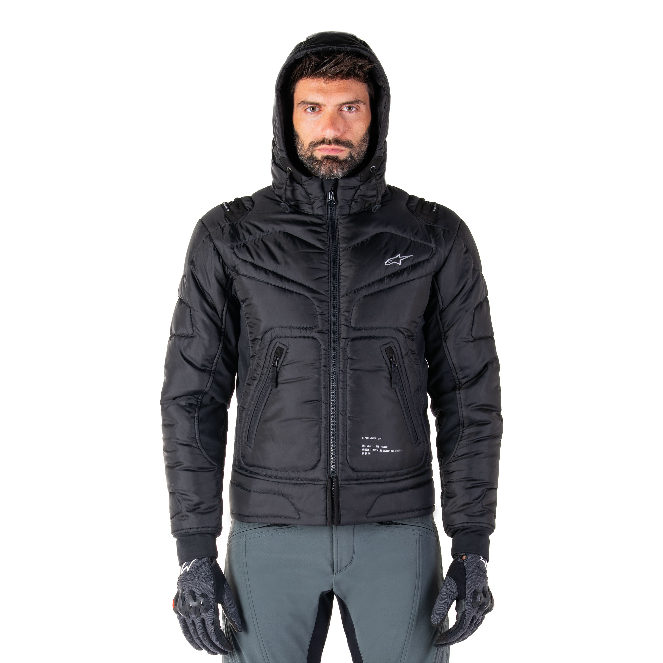 Alpinestars-Mohobbs WP Jacke schwarz/fluo orange M-0002141999183009