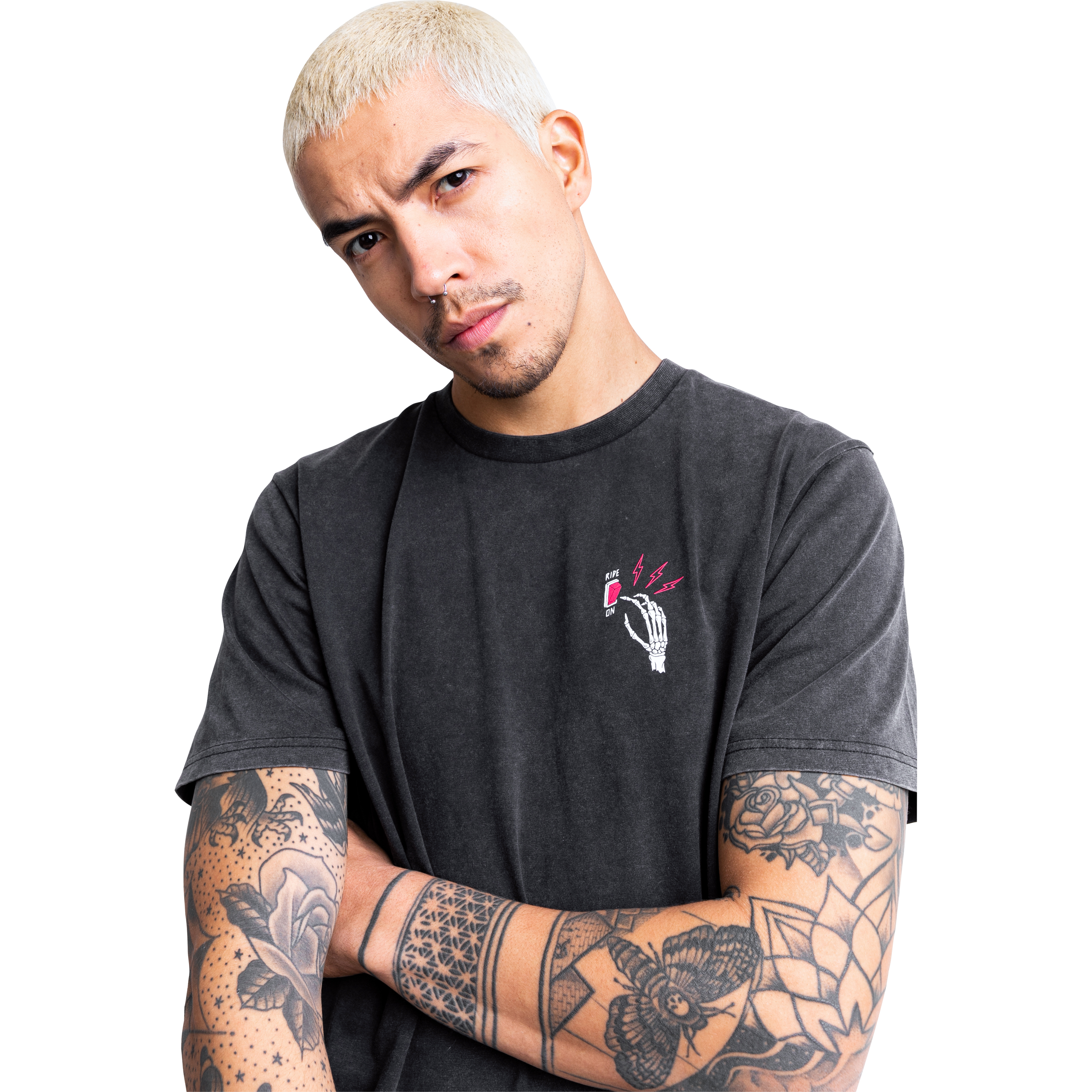 John Doe-T-Shirt Ride On Fade Out schwarz-8021141999001