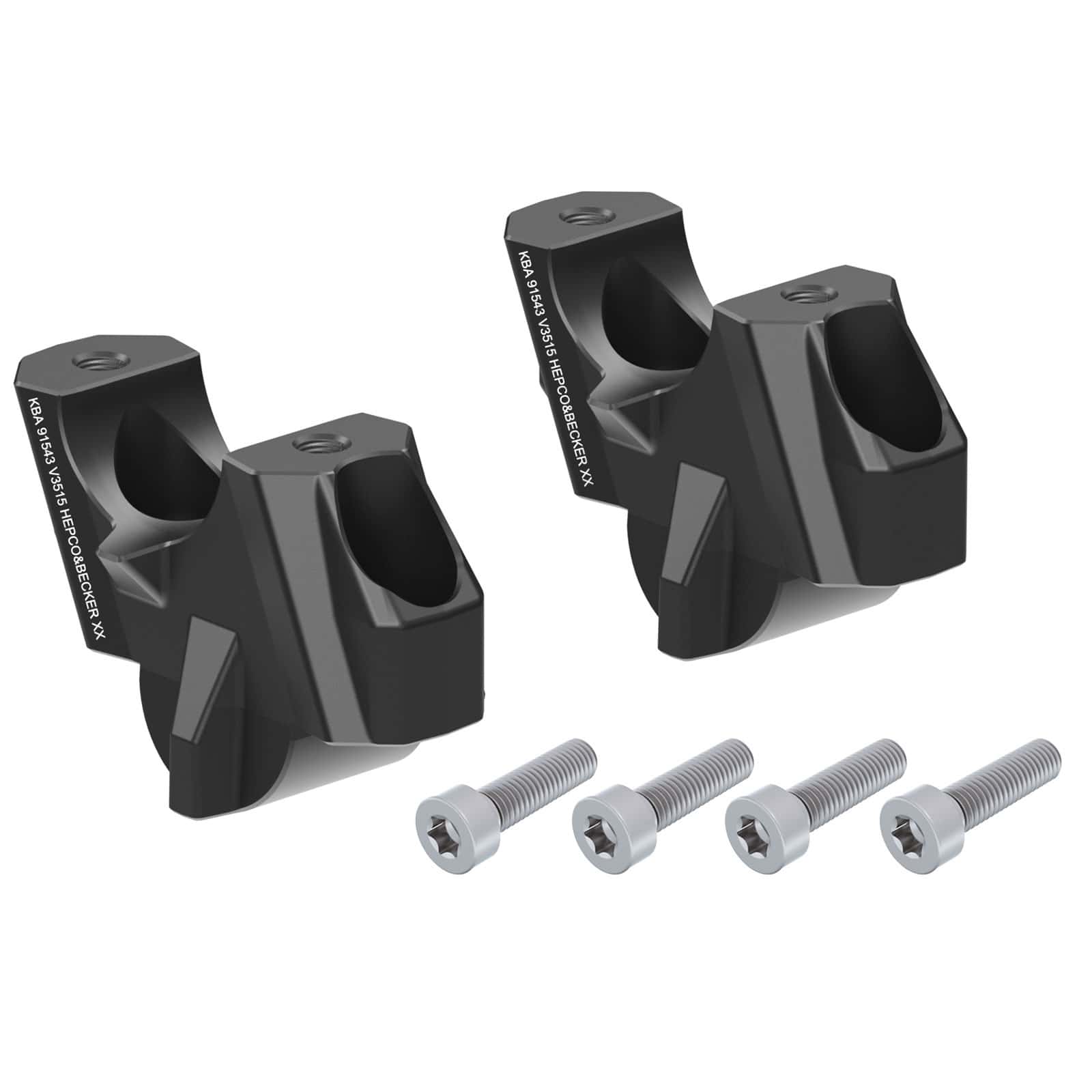 Hepco & Becker Déplacement de guidon 35/15mm noir pour BMW S 1000 R 2021-