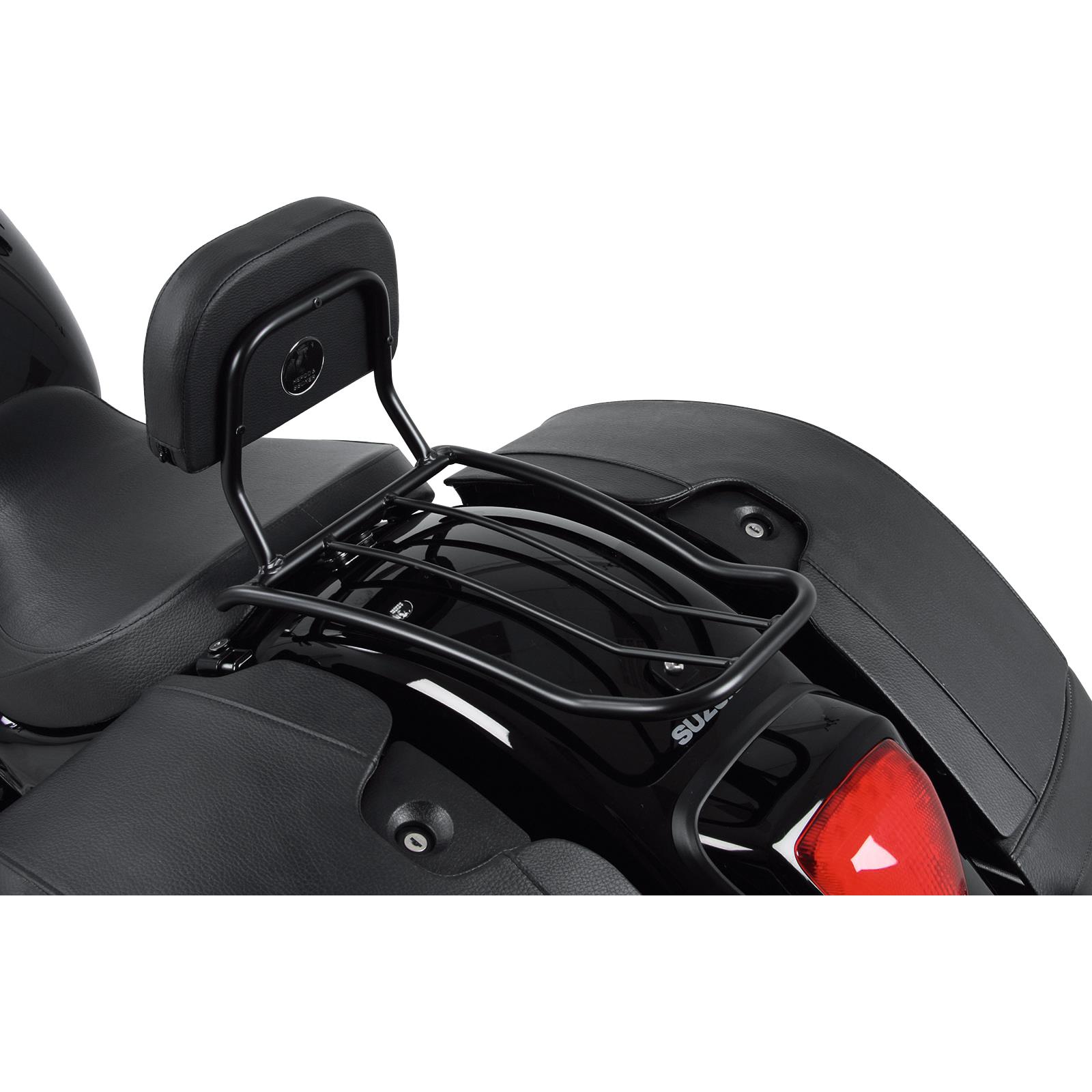 Hepco & Becker Solorack mit Rückenpolster schwarz für Suzuki C 1500 T Intru - Motorradzubehör - Motorradgepäck