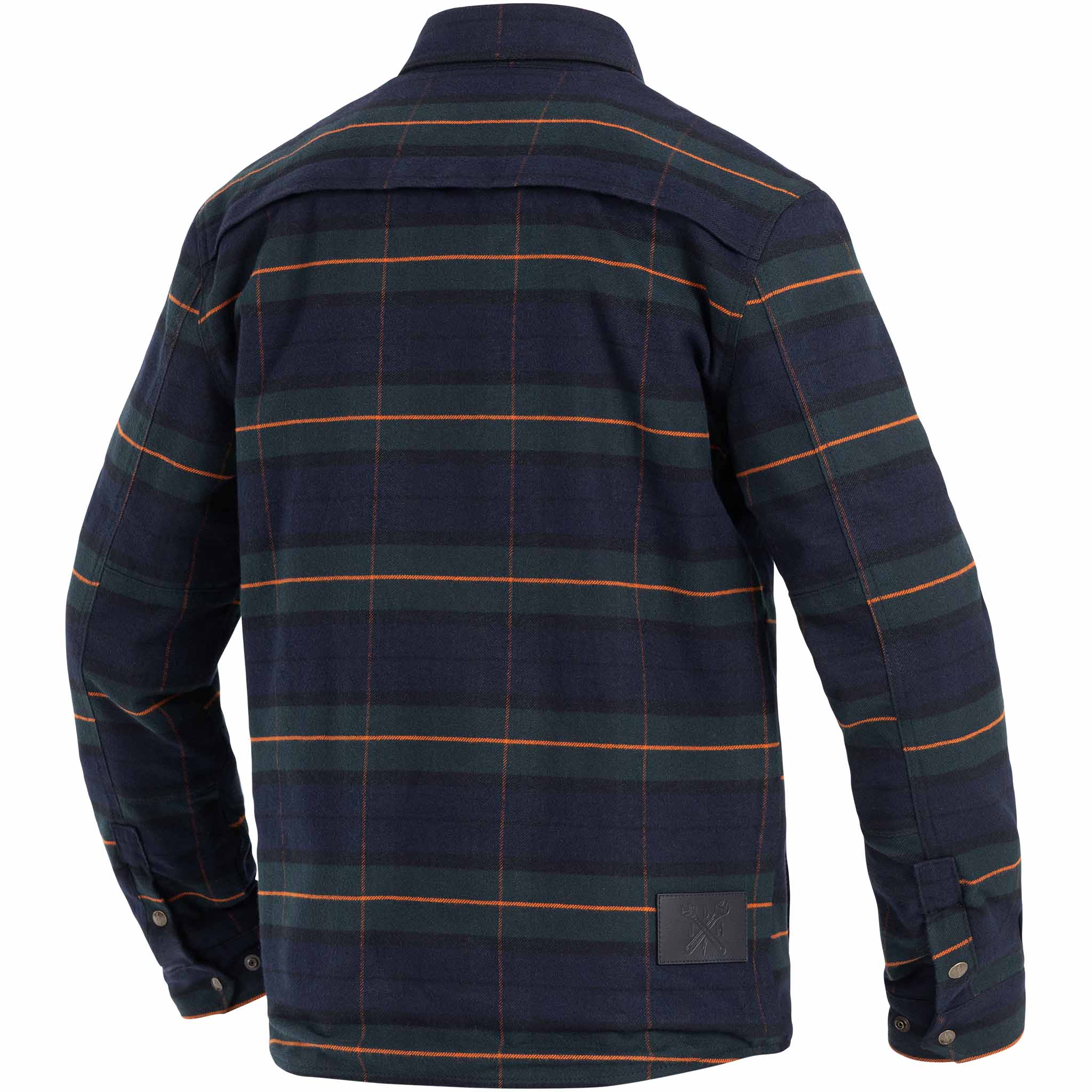 John Doe-Vintage Motoshirt grün/orange XL-0000508005061011