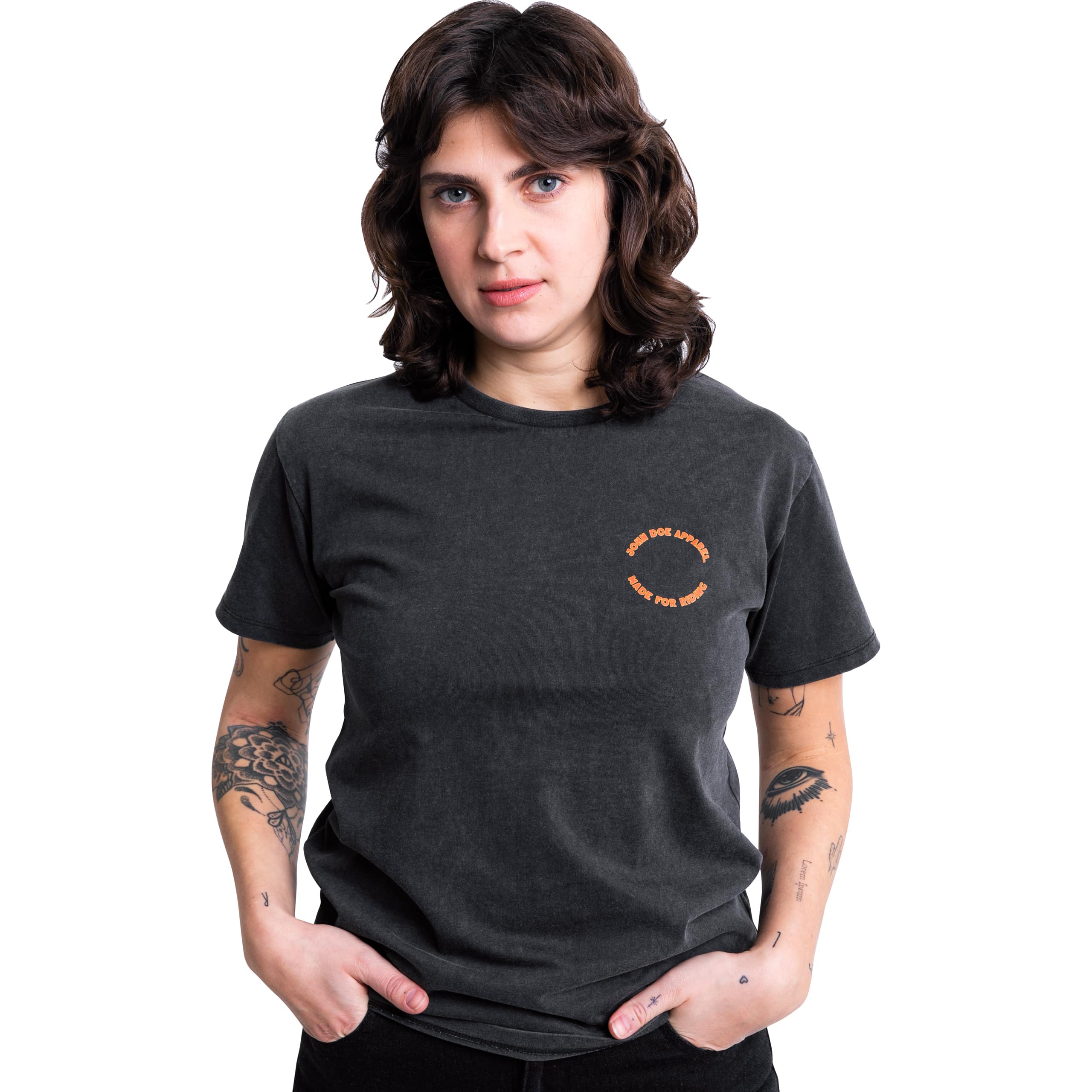 John Doe-T-Shirt Damen Tiger II Fade Out schwarz-8021321999001