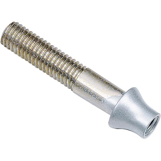 Kellermann Befestigung 40mm Gewinde für micro 1000 matt chrom (silber) - Motorradteile & Ersatzteile - Beleuchtung