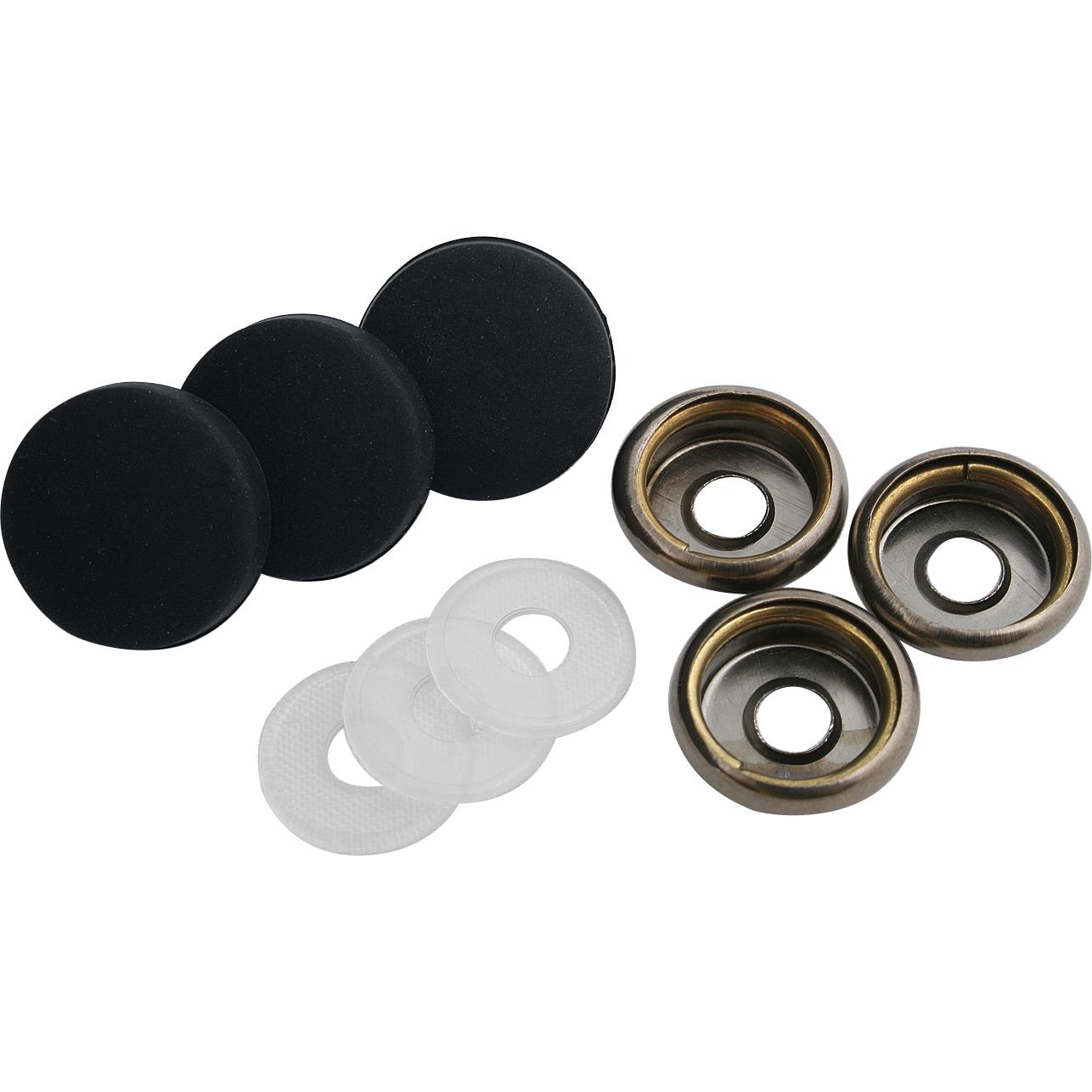 POLO-3x Gummierter Oberknopf (klein)-3203781999001999