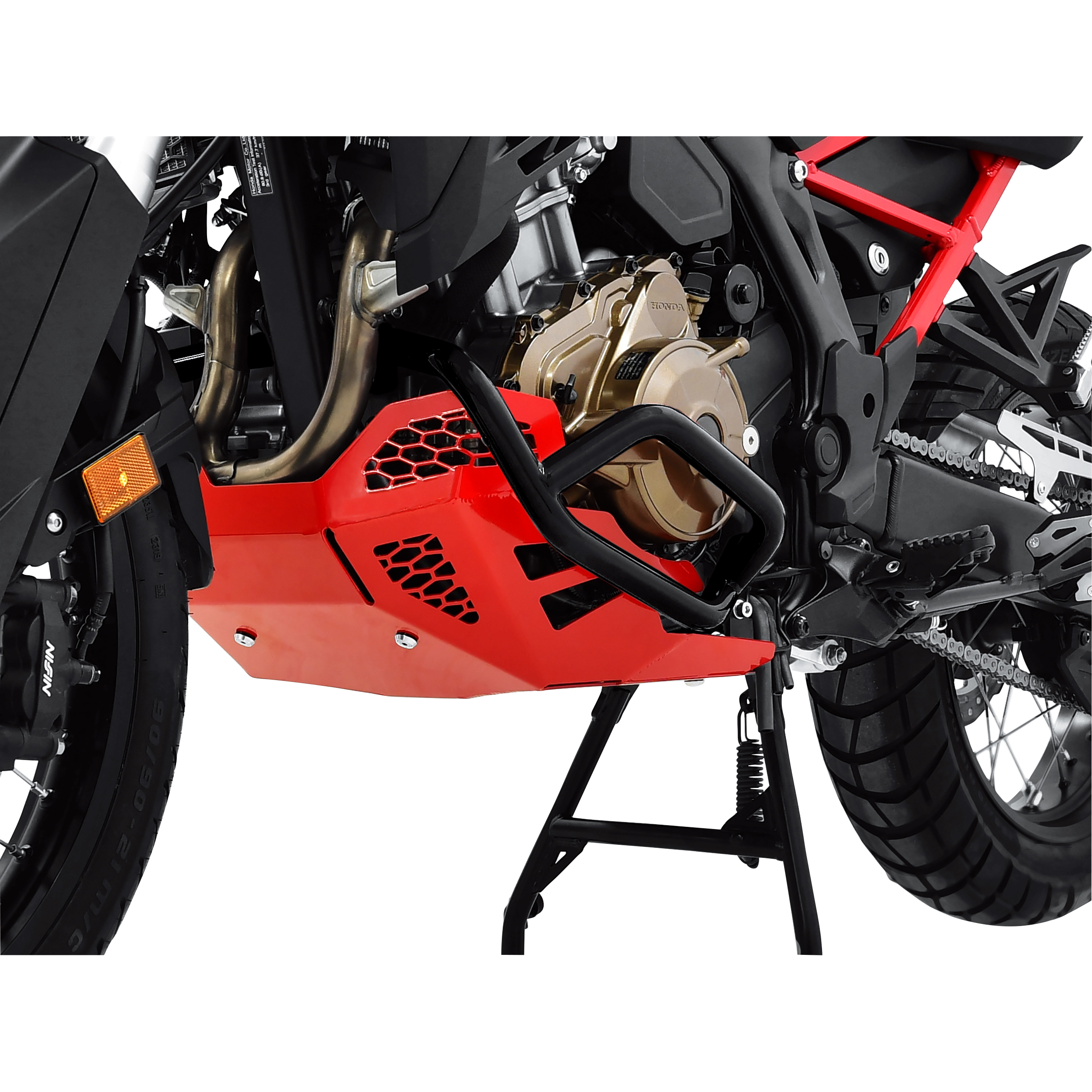 Zieger Motorschutz Alu rot für Honda CRF 1100 Africa Twin - Motorradteile & Ersatzteile - Verkleidungen & Abdeckungen