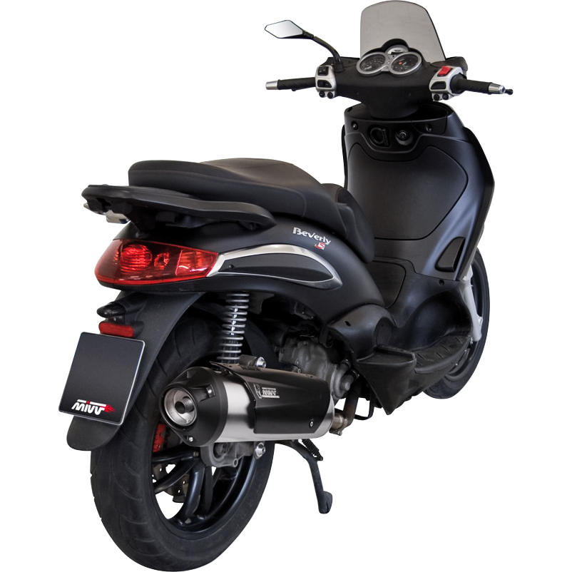 MIVV Urban Auspuff 1-1 C.PG.0015.K für Piaggio Beverly 250/300 - Motorradteile & Ersatzteile - Auspuff