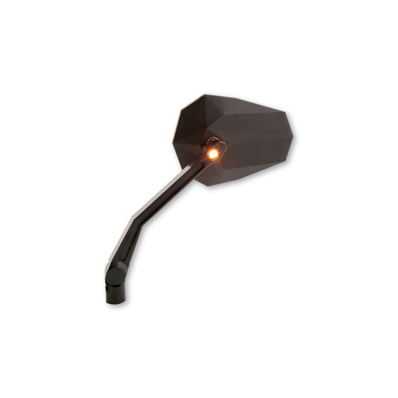 HIGHSIDER pro-Lenkerspiegelpaar mit Blinker M10x1,25R/L Stealth-X2-0001768113000000